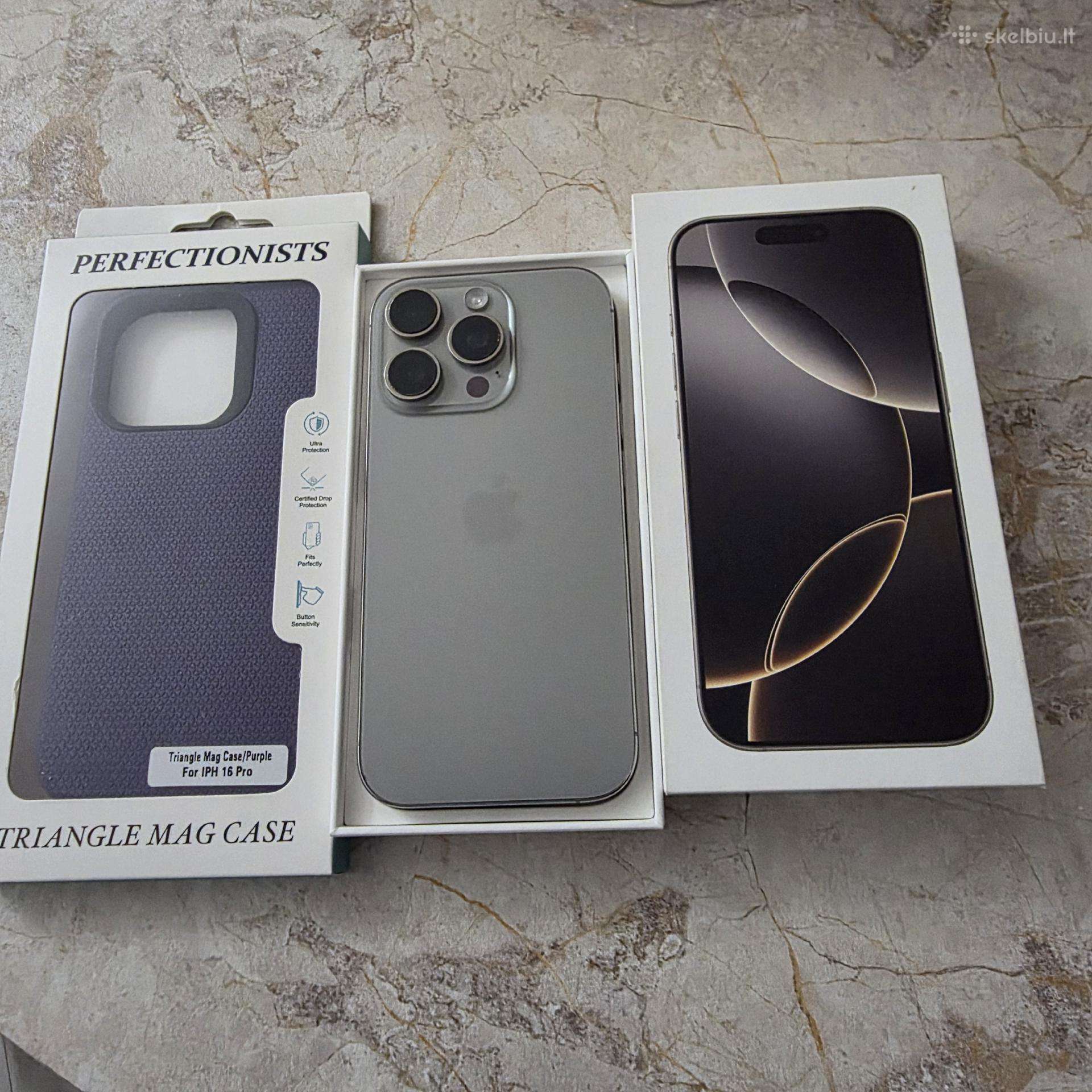 Parduodu Apple 16 pro 256gb