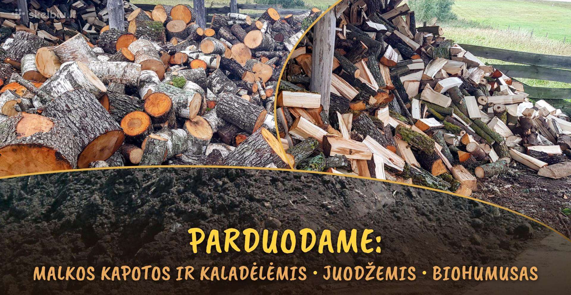 Malkos kapotos ir kaladėlėmis. Beržas, juodalksnis
