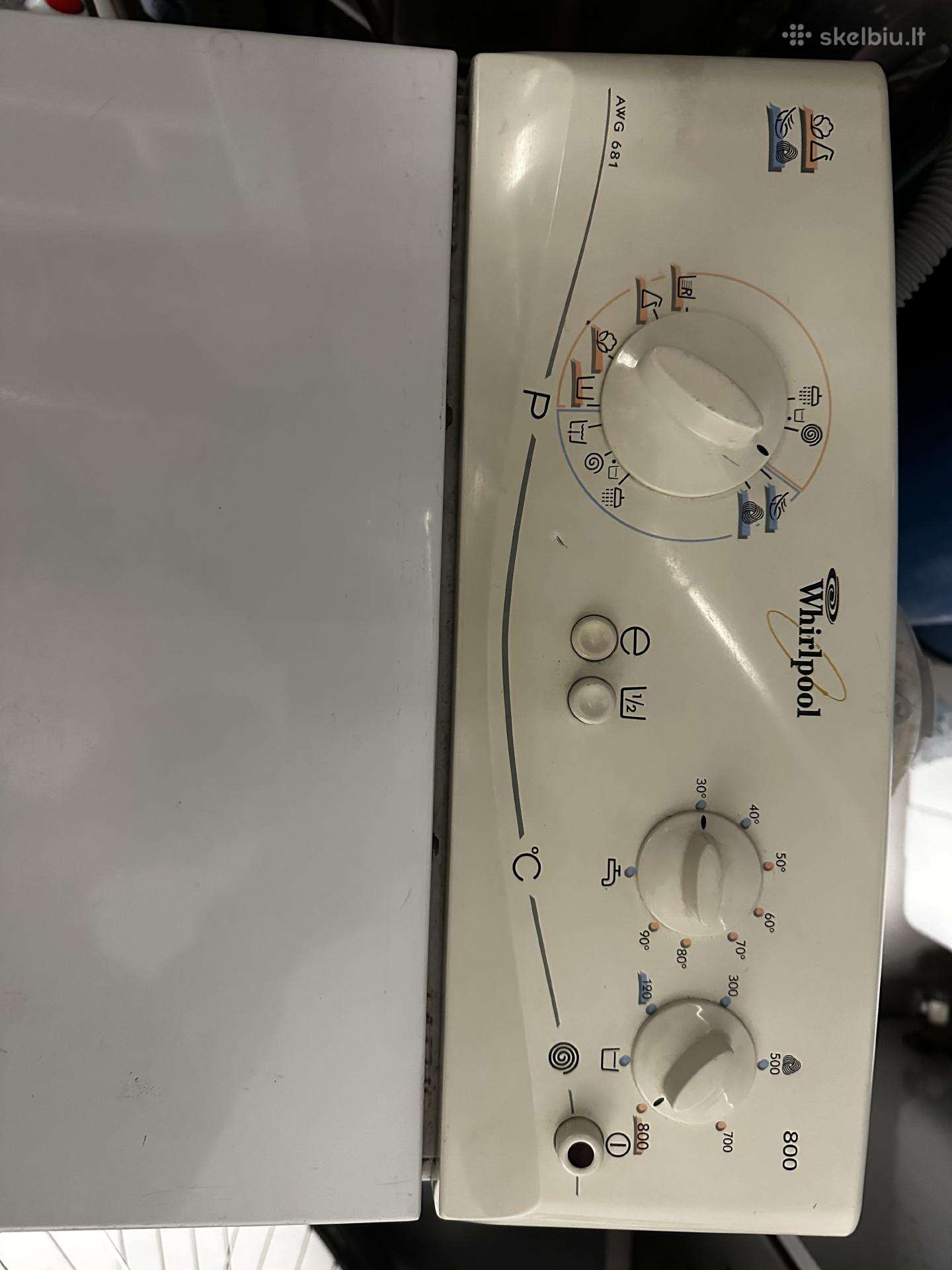 Skalbimo mašina Whirlpool Awg 681