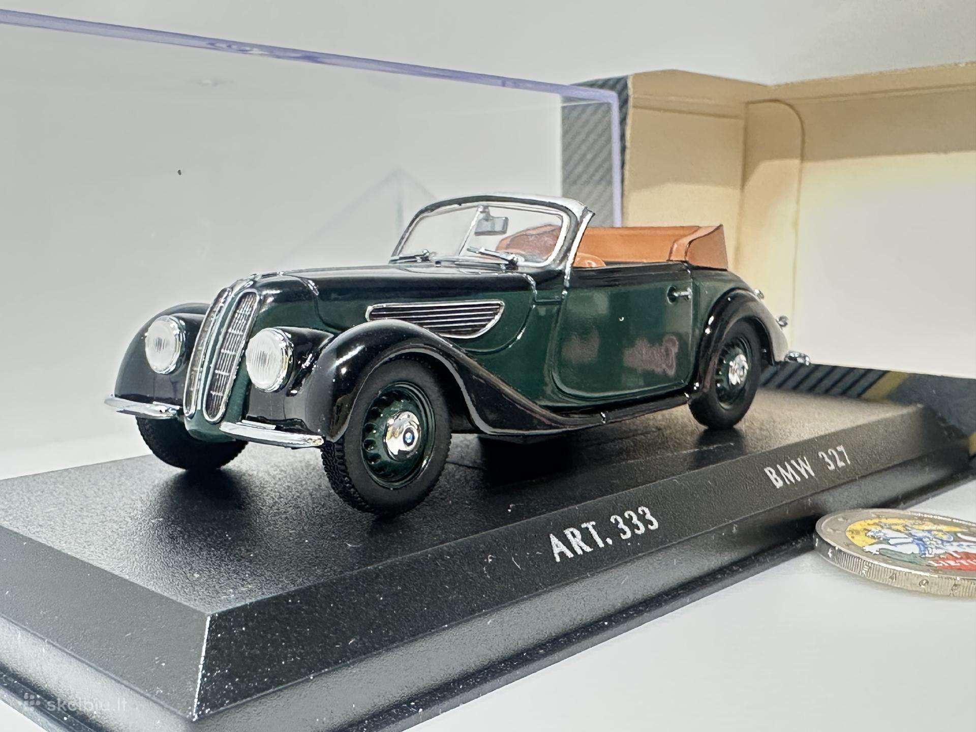 Bmw 327 Cabrio 1941 žalia/juoda 1:43 Detail Car