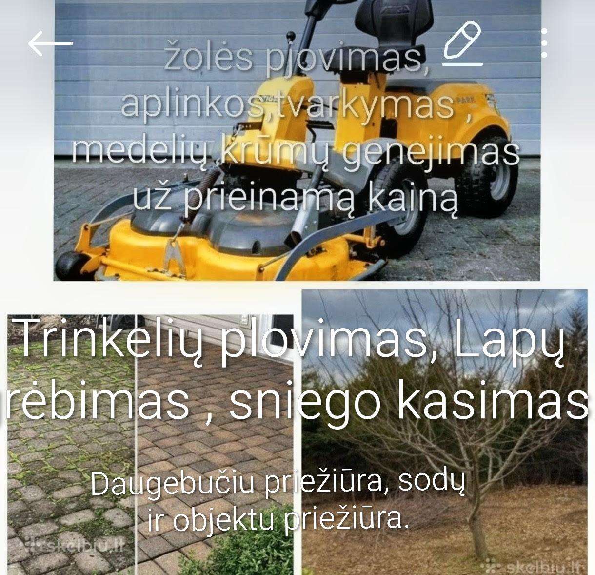 Žolės pjovimas