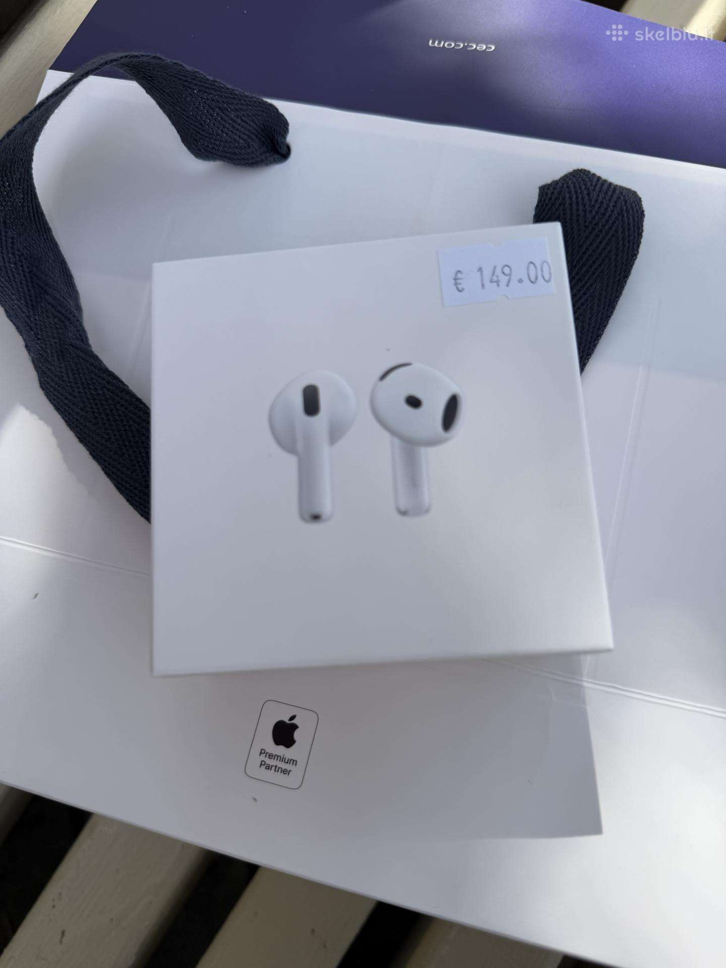 Parduodu naujus airpods 5 su 24 men garantija