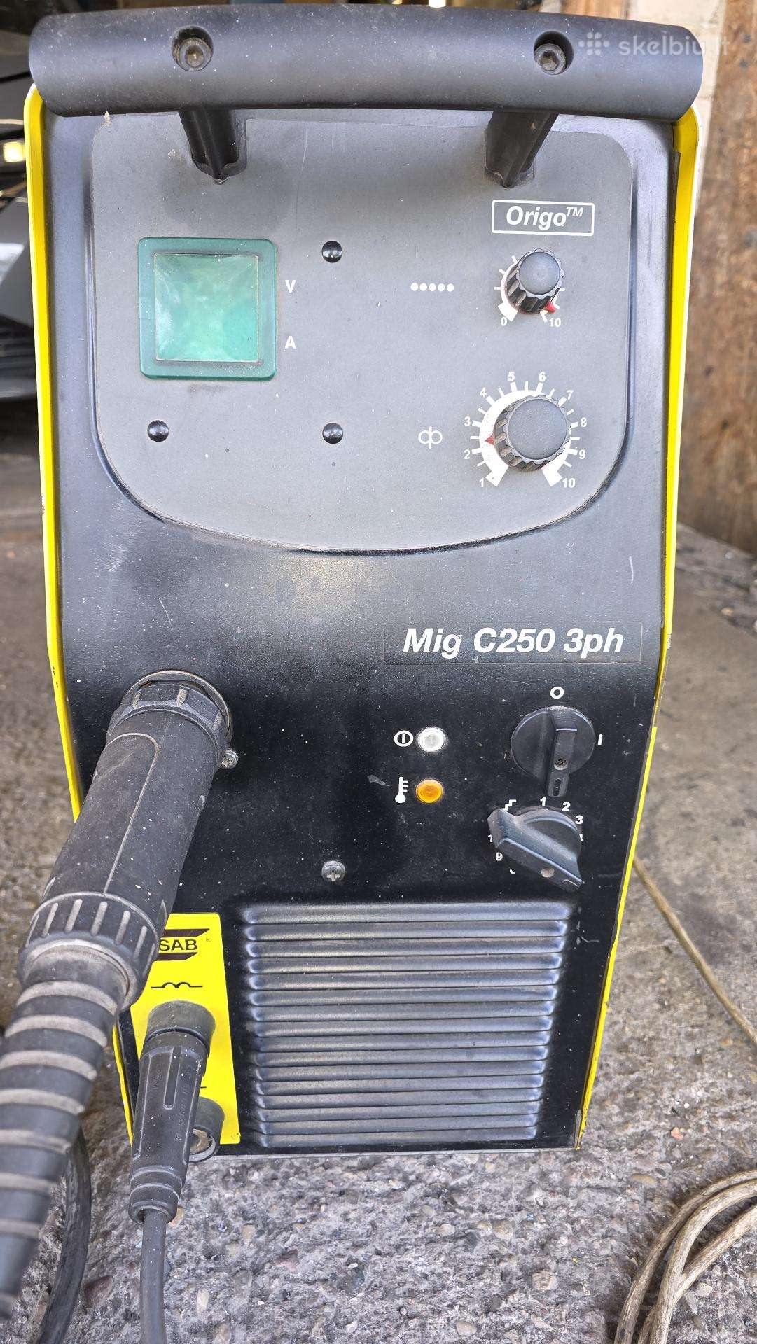 Mig suvirinimo aparatas esab c250 3ph