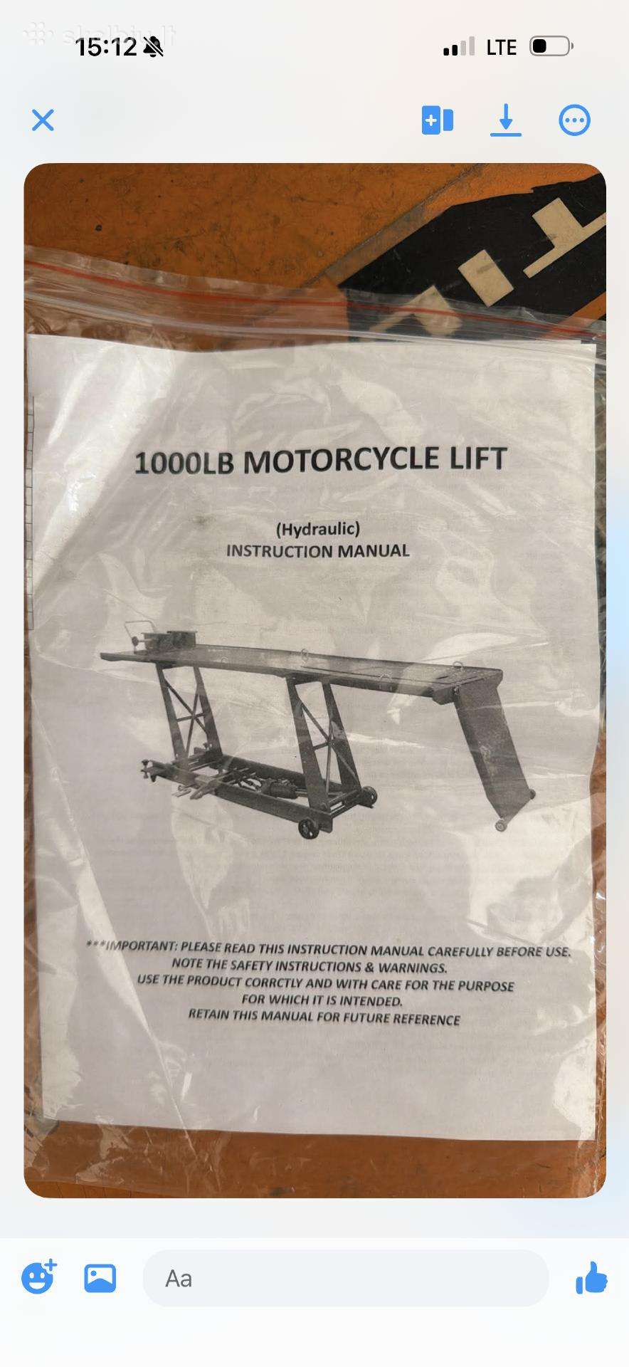 Hidraulinė motociklų kėlimo platforma