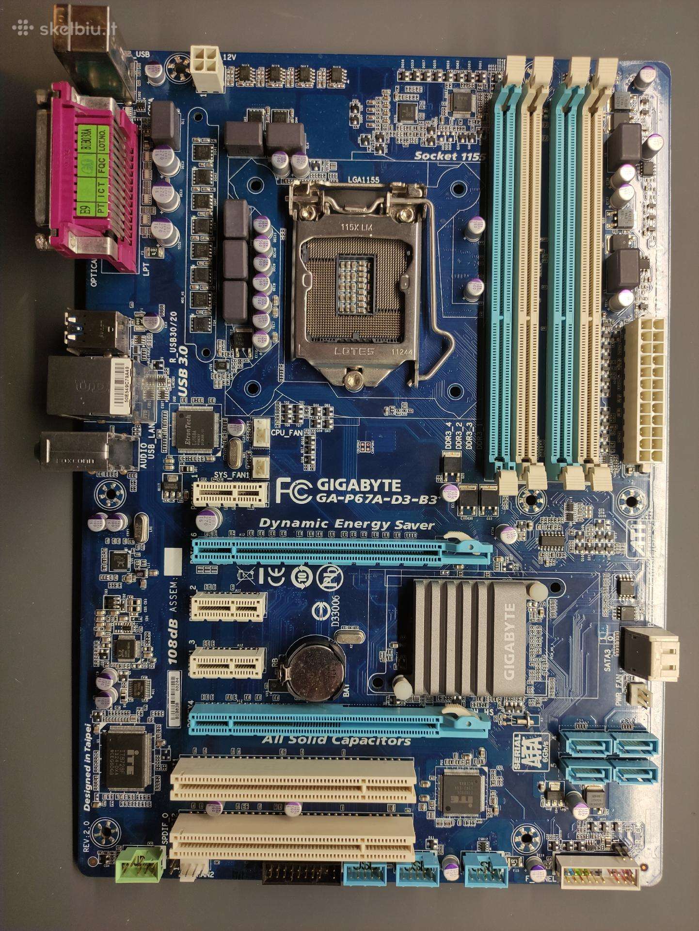Gigabyte ga-p67a-d3-b3 v.2.0 lga1155
