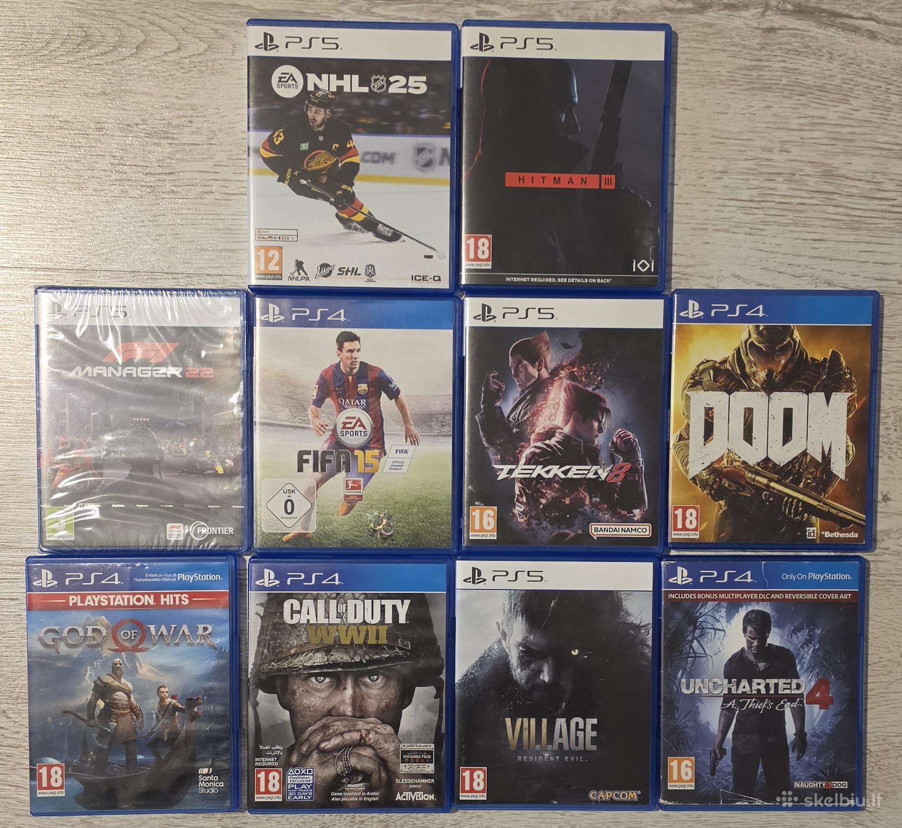 Ps4/ps5 žaidimai