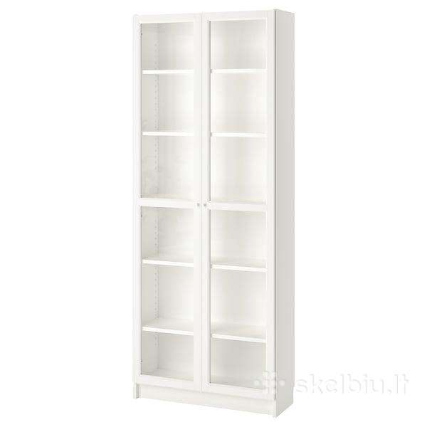 Ikea Billy knygų lentyna su durelėmis