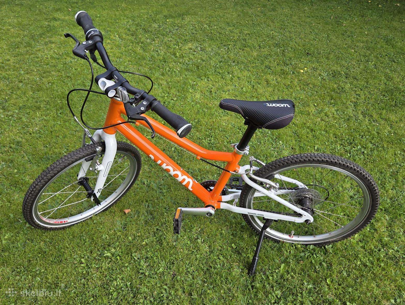 Woom 4 dviračiai - oranžinis ir violetinis