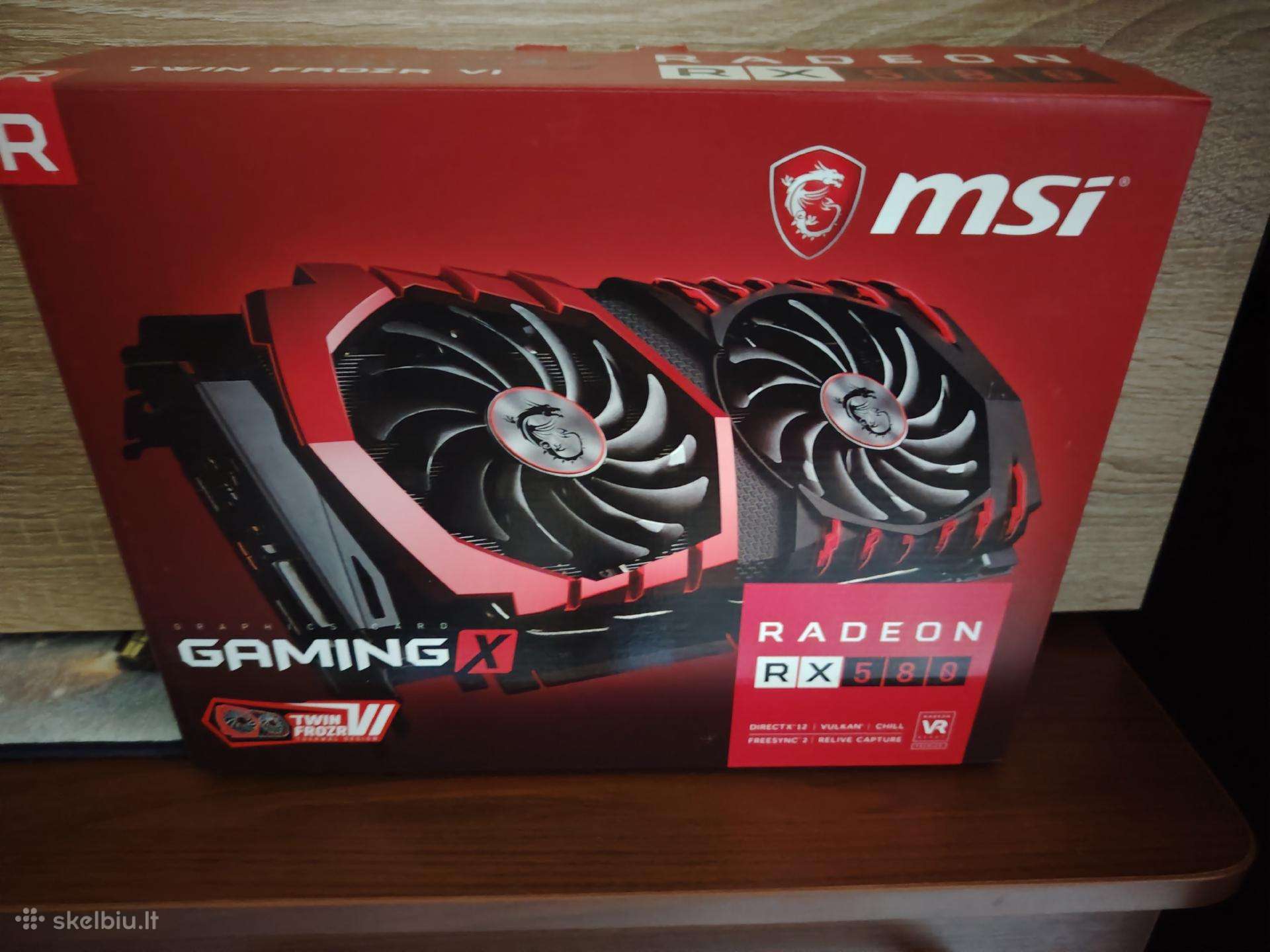 Mažai naudota Rx 580 8gb