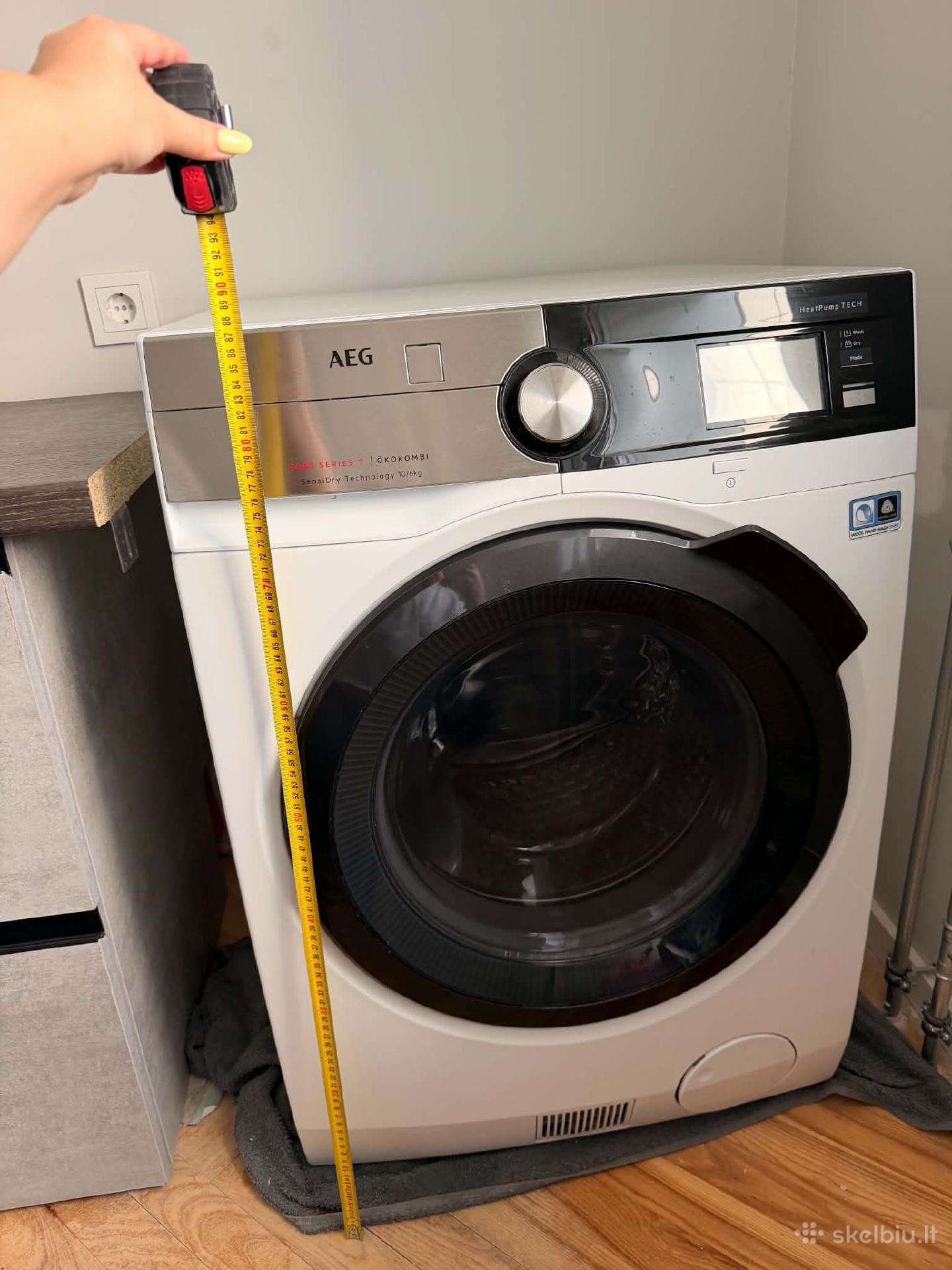 Aeg 9000 series skalbimo mašina/džiovyklė