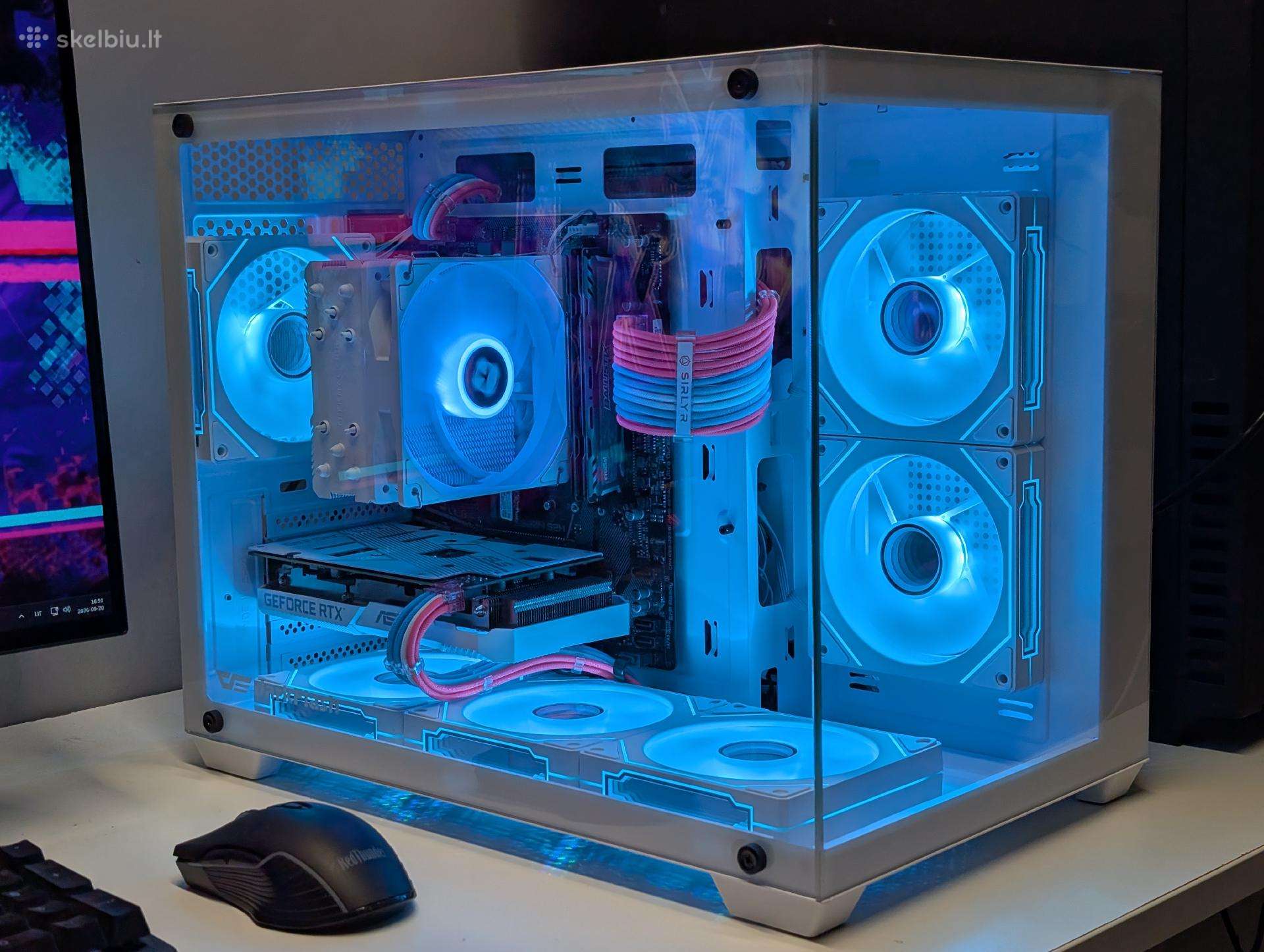 Žaidimų-mokslų Pc Ryzen 5 5600x, Rtx 3060,16gb,1tb