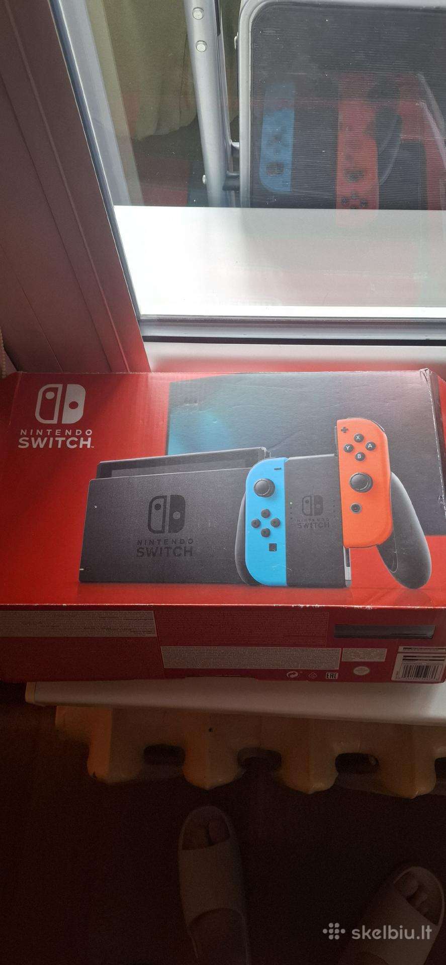 Nintendo switch pilnas komplektas