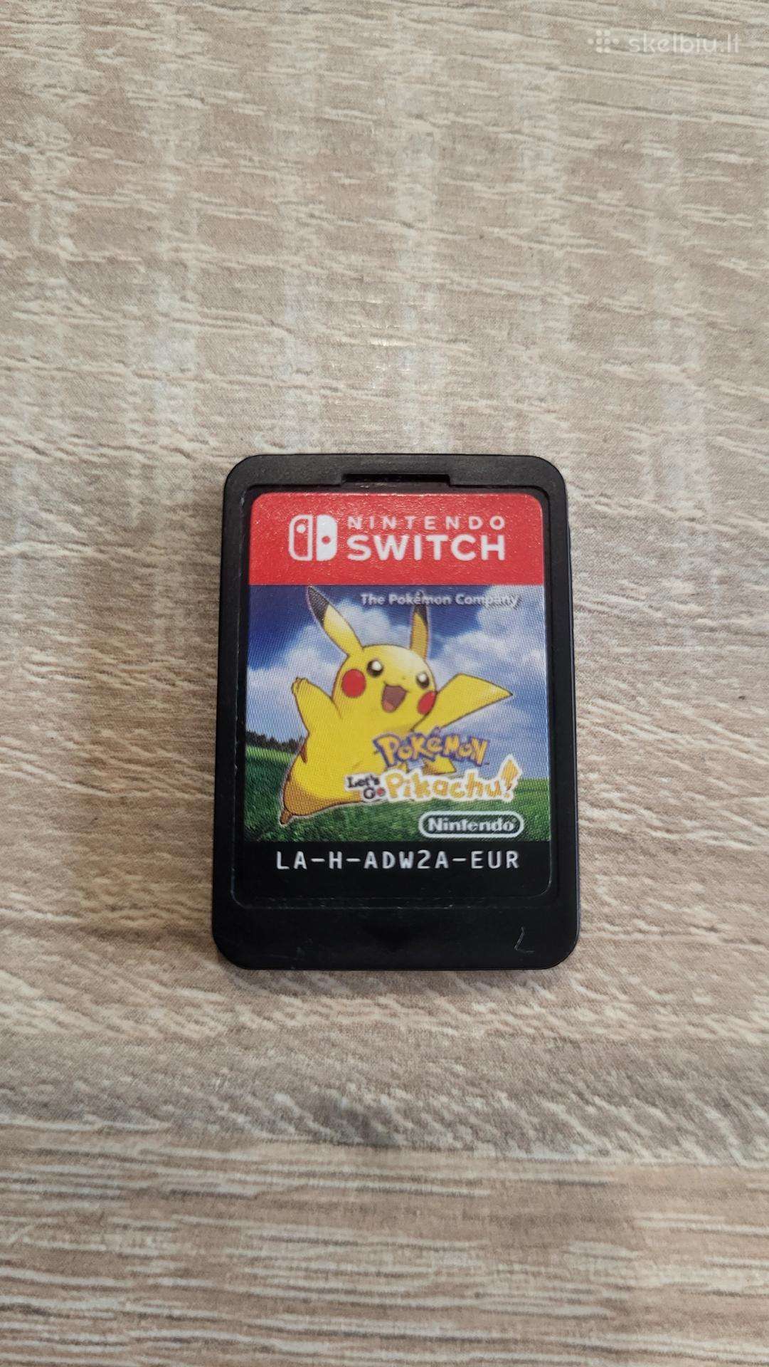 Pokemon Lets Go Pikachu Nintendo Switch žaidimas