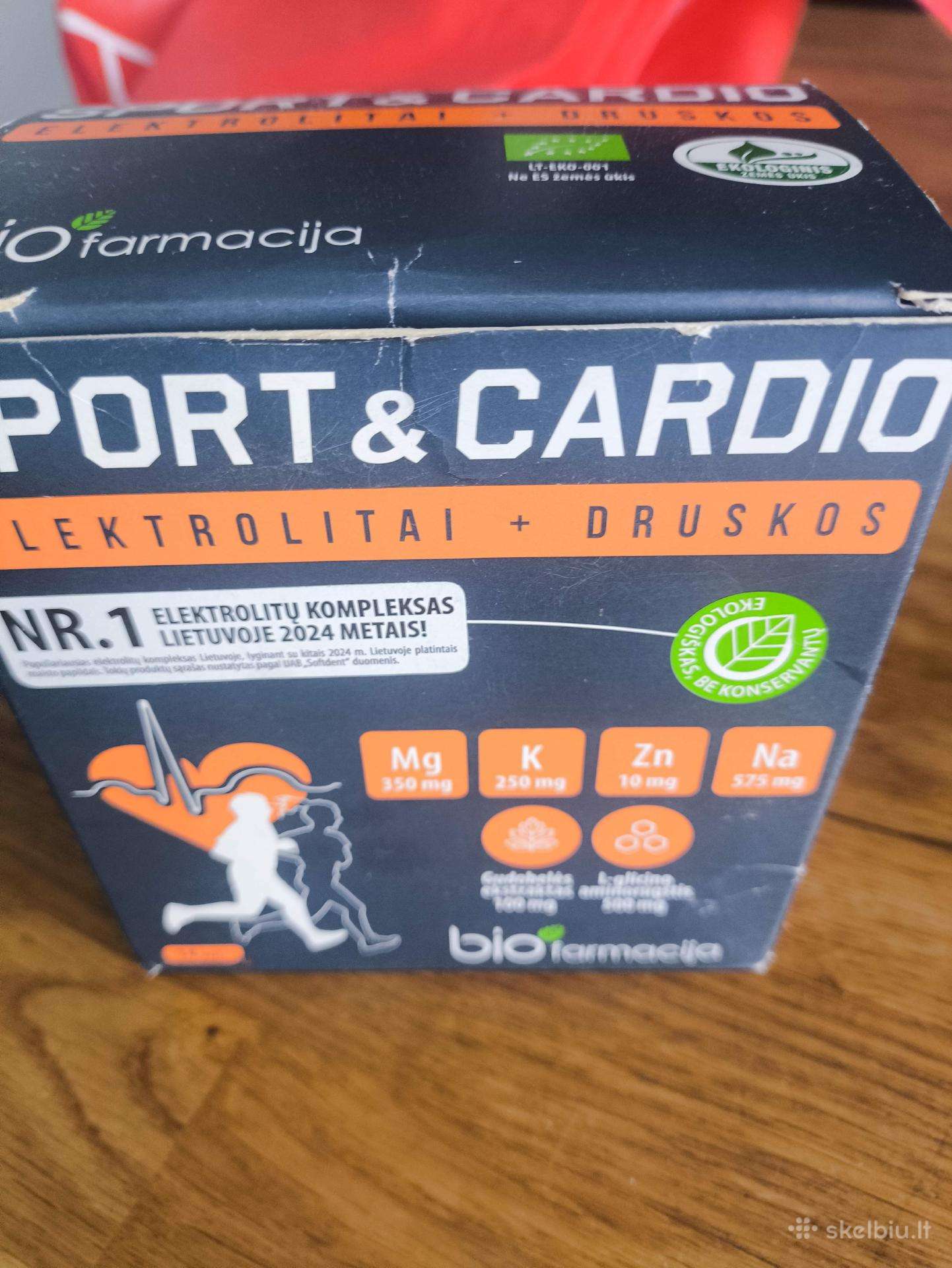 Sport and Cardio elektrolitai ir druskos