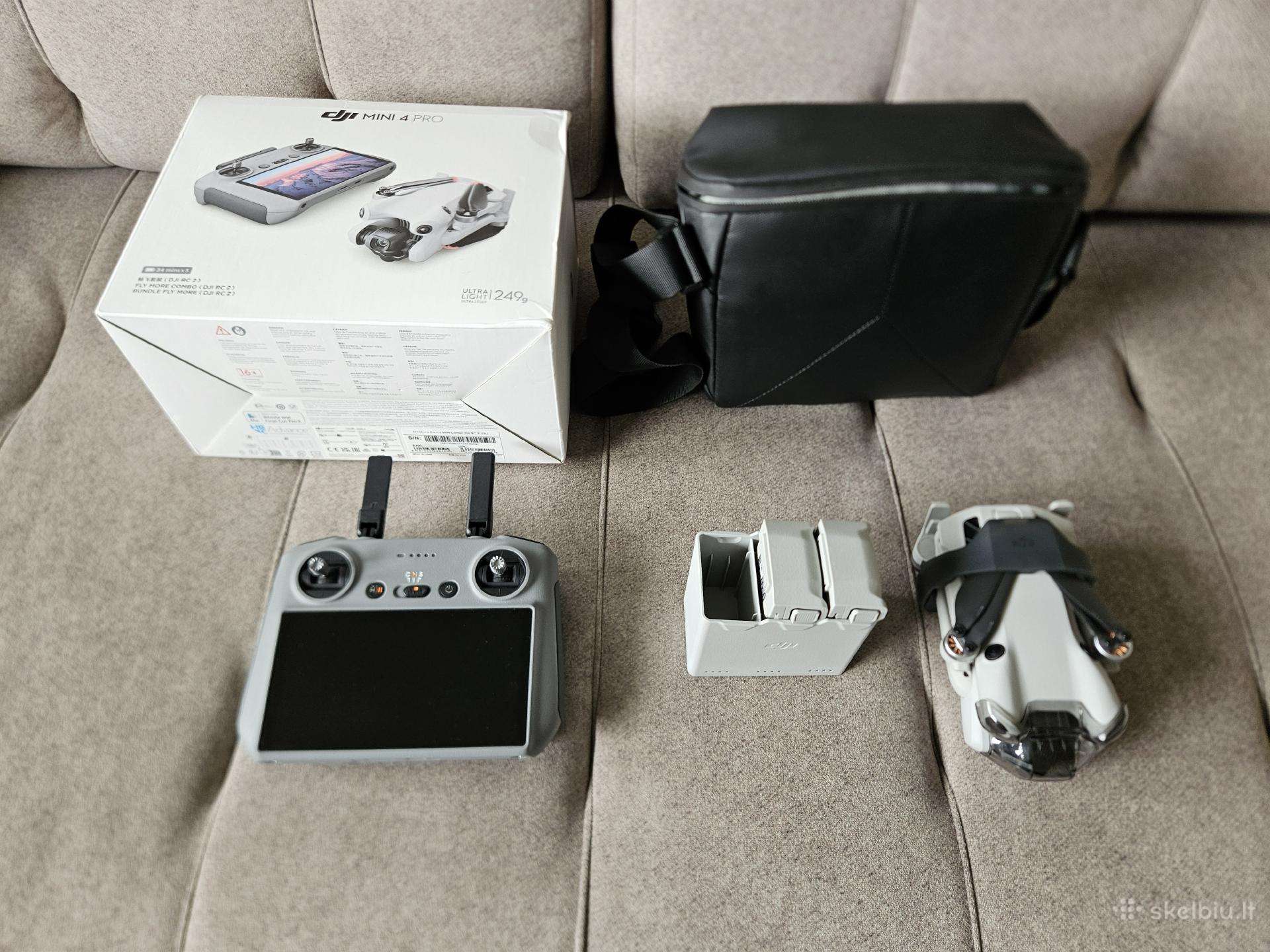 Dji Mini 4 Pro Fly More Combo Rc2 + 128gb Microsd