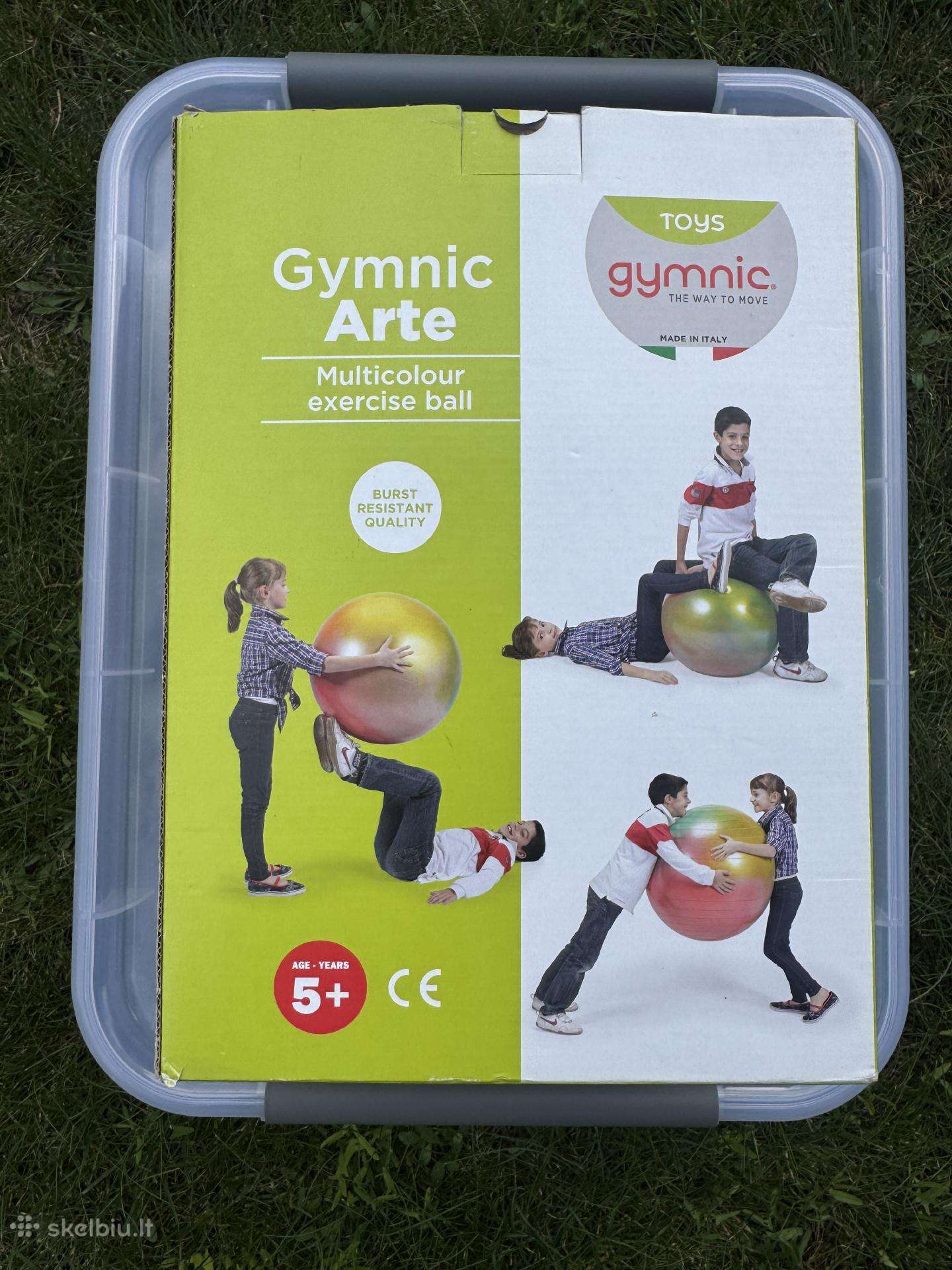 Naujas Gymnic Arte kamuolys mankštai 75cm