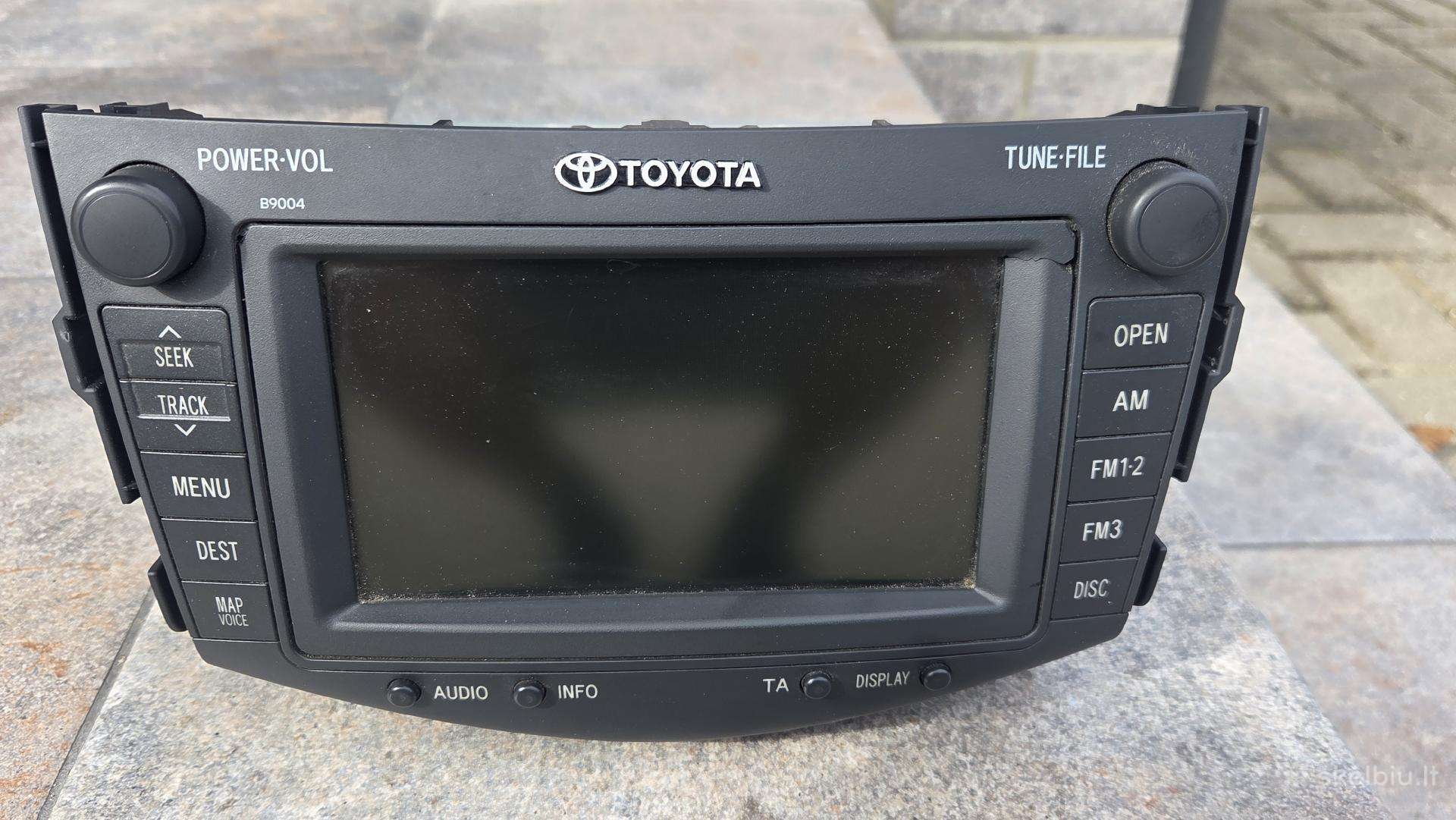 Auto dalys aksesuarai radijas Toyota rav4