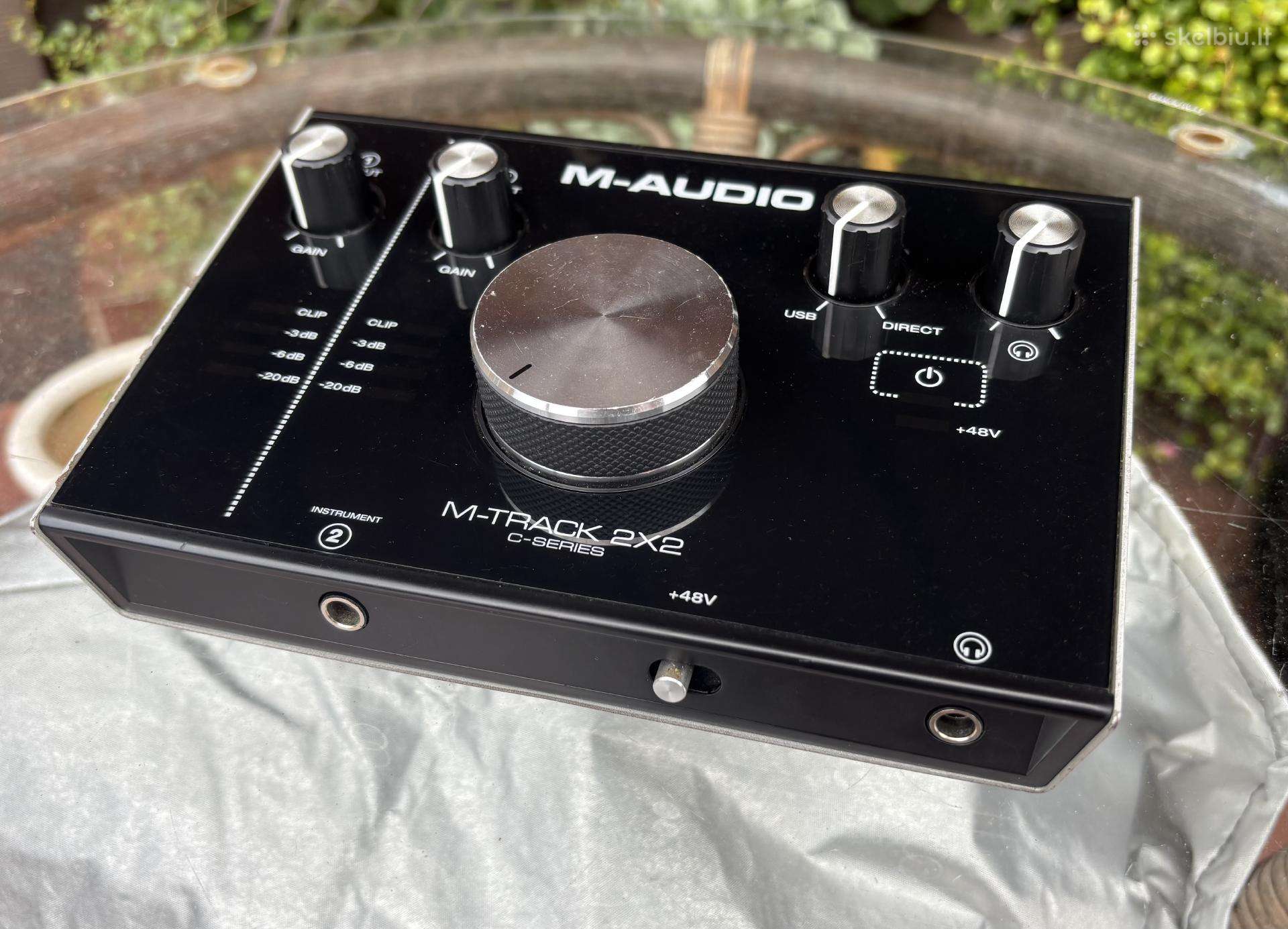 M-audio M-track 2x2 Usb-c garso korta