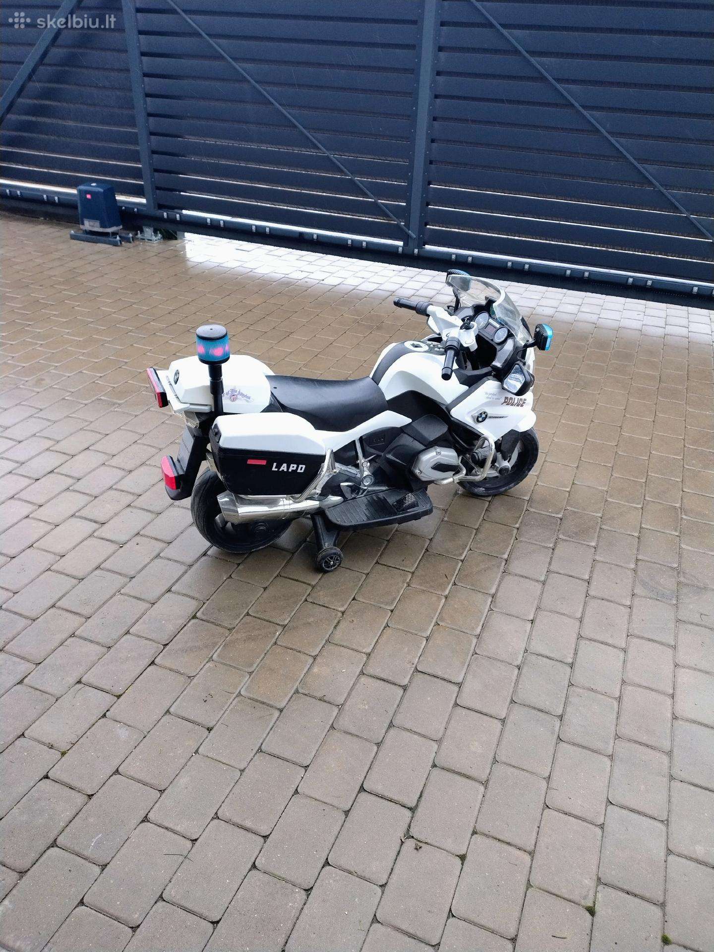 Vaikiškas policijos motociklas