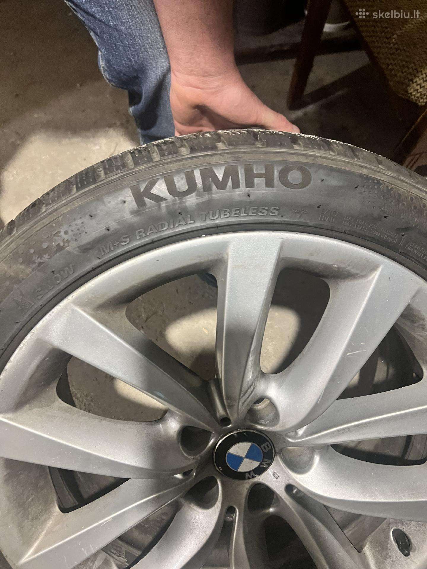 Bmw ratlankiai R19 su padangomis kumho žieminės