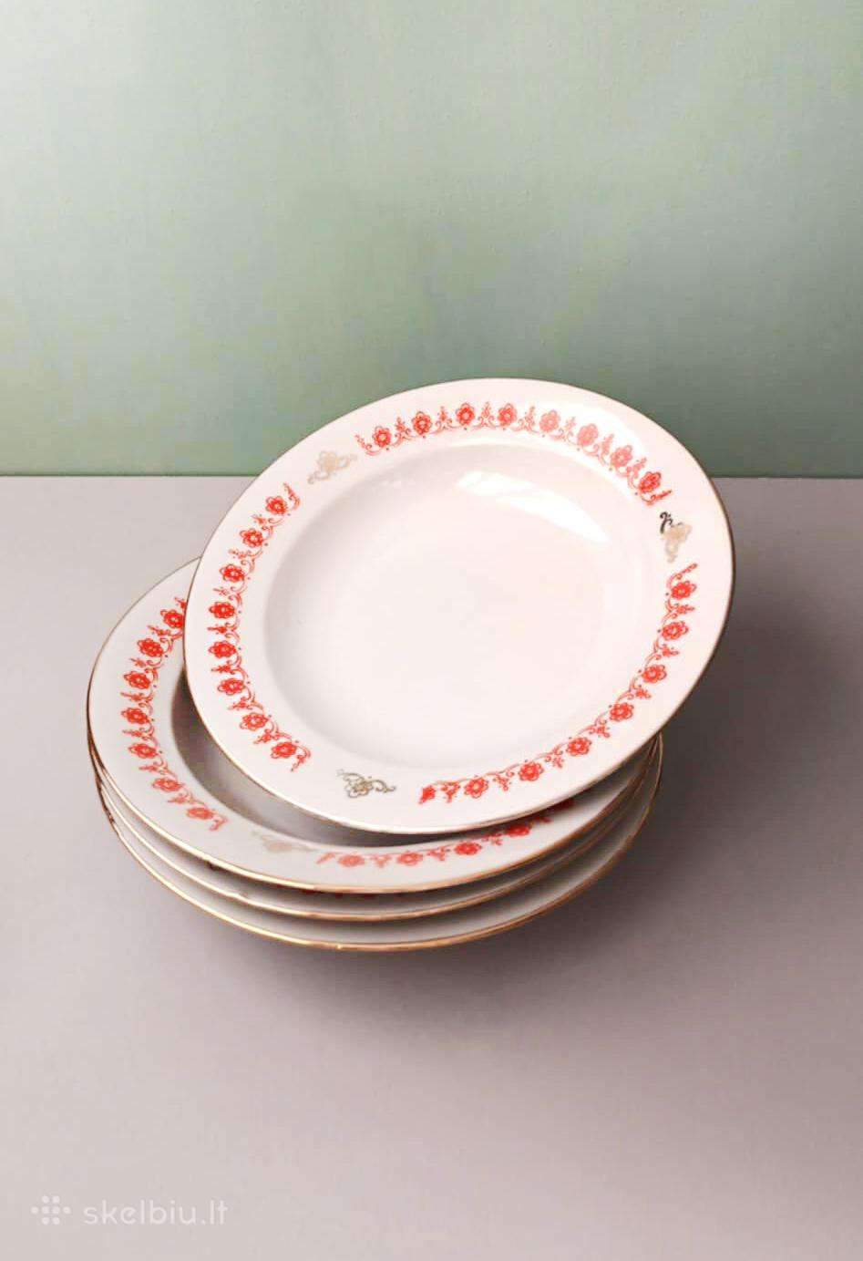 Lėkštės gilesnės, 20cm, 4vnt., Baranovka