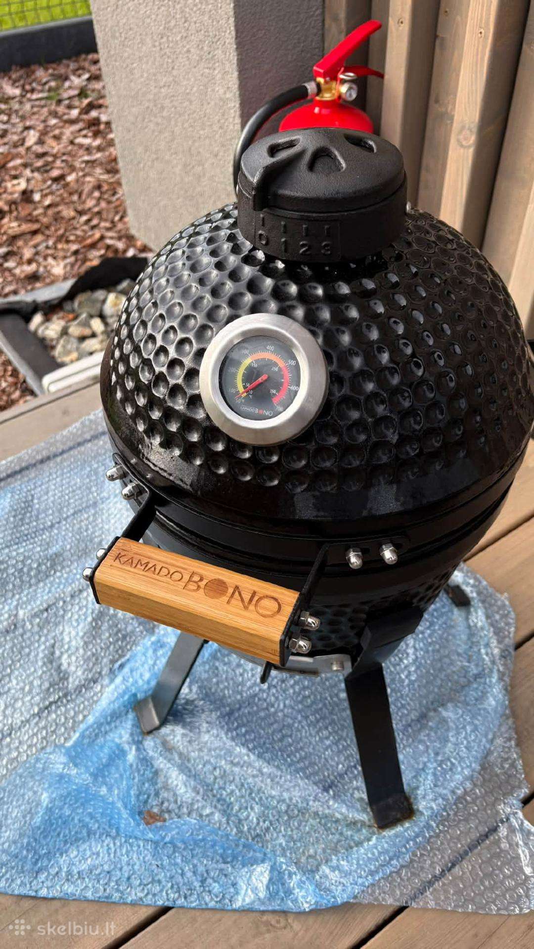 Mazai naudotas Kamado Bono Picnic su priedais
