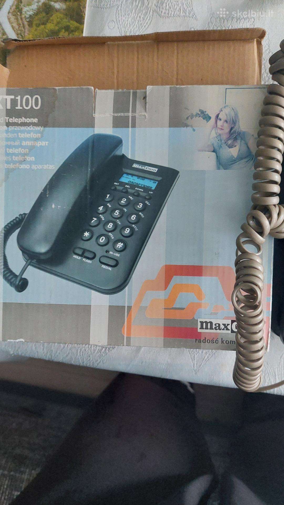 Namu telefonas stacionarinis Maxcom Kxt100