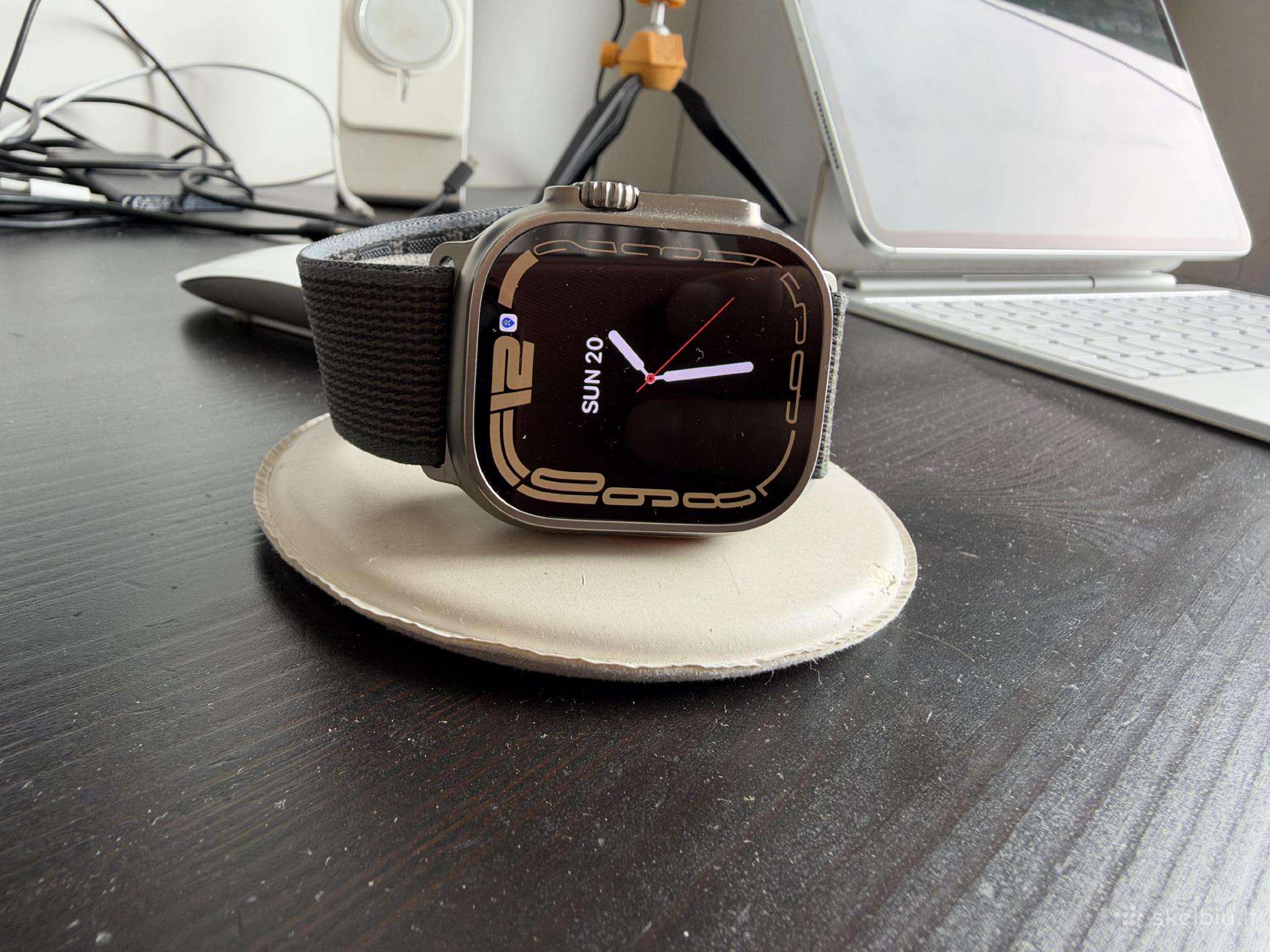 Parduodu Apple Watch Ultra 2 49 mm – Natural Titan