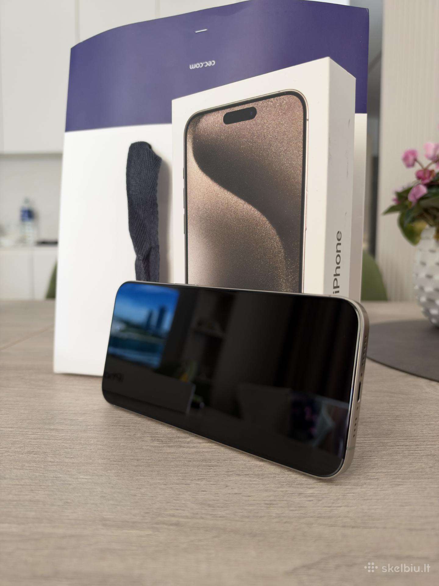 Parduodamas iPhone Pro Max 256gb Natural Titanium