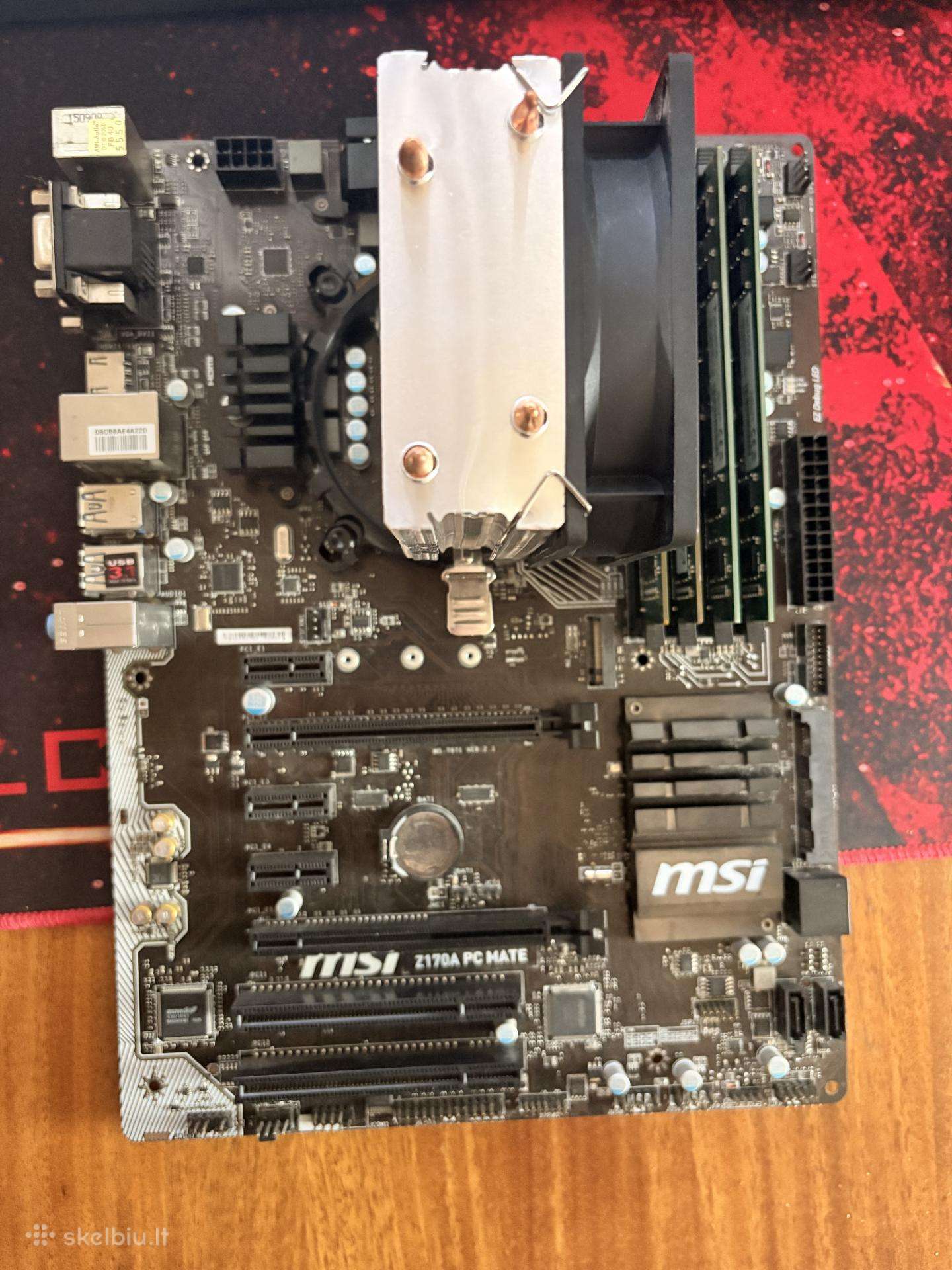 I5-7500 / Msi Z170a / 16gb RAM + aušintuvas Combo