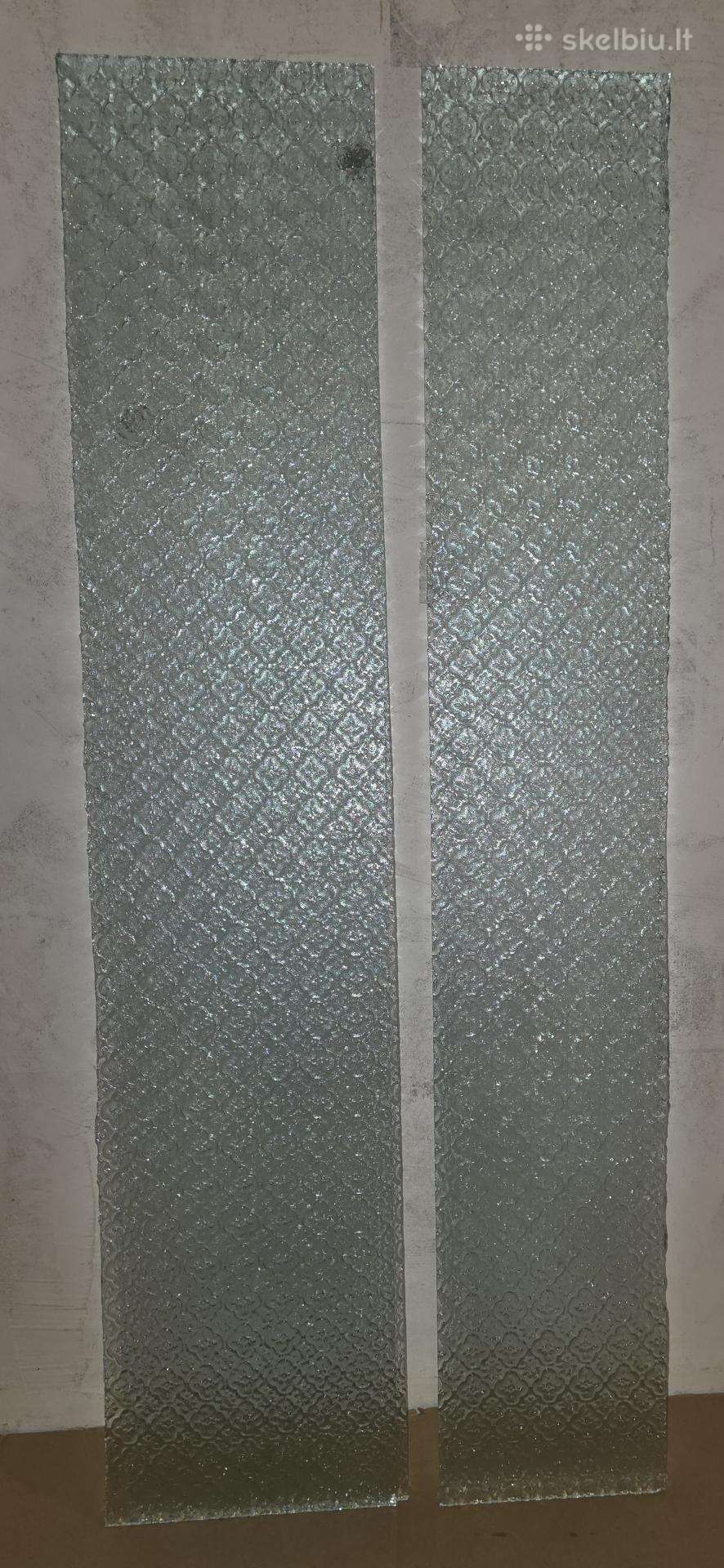 Dekoratyvinis faktūrinis stiklas ~22 130cm (4vnt)