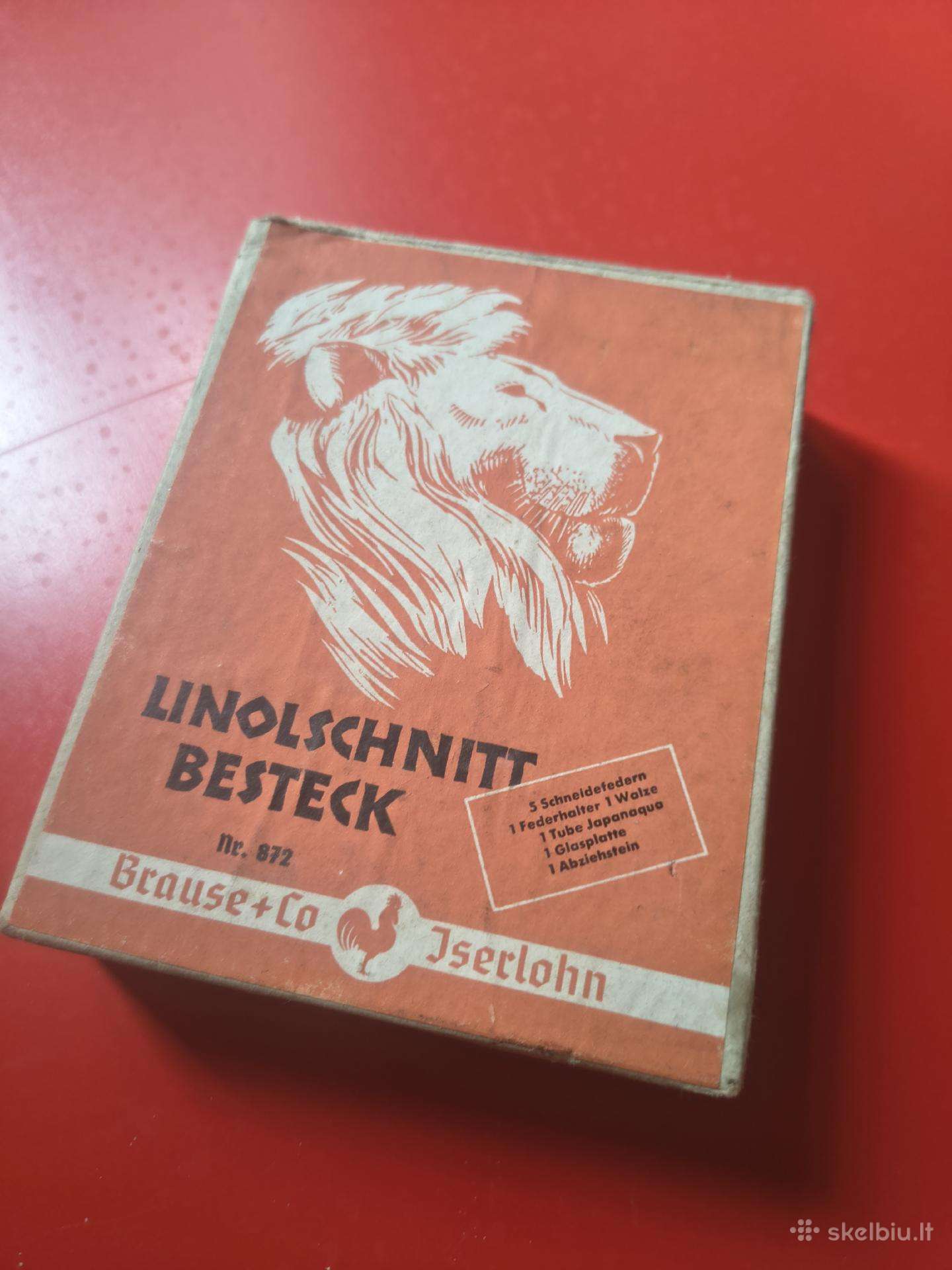 Naujas Lino Raižymo rinkinys.vokietija 1940-1950