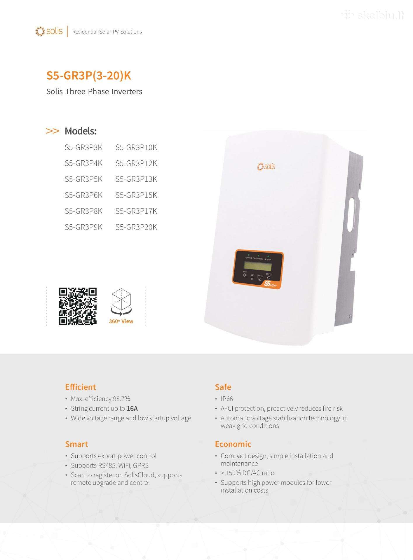 Parduodu 10kw inverterį su Smart Meter