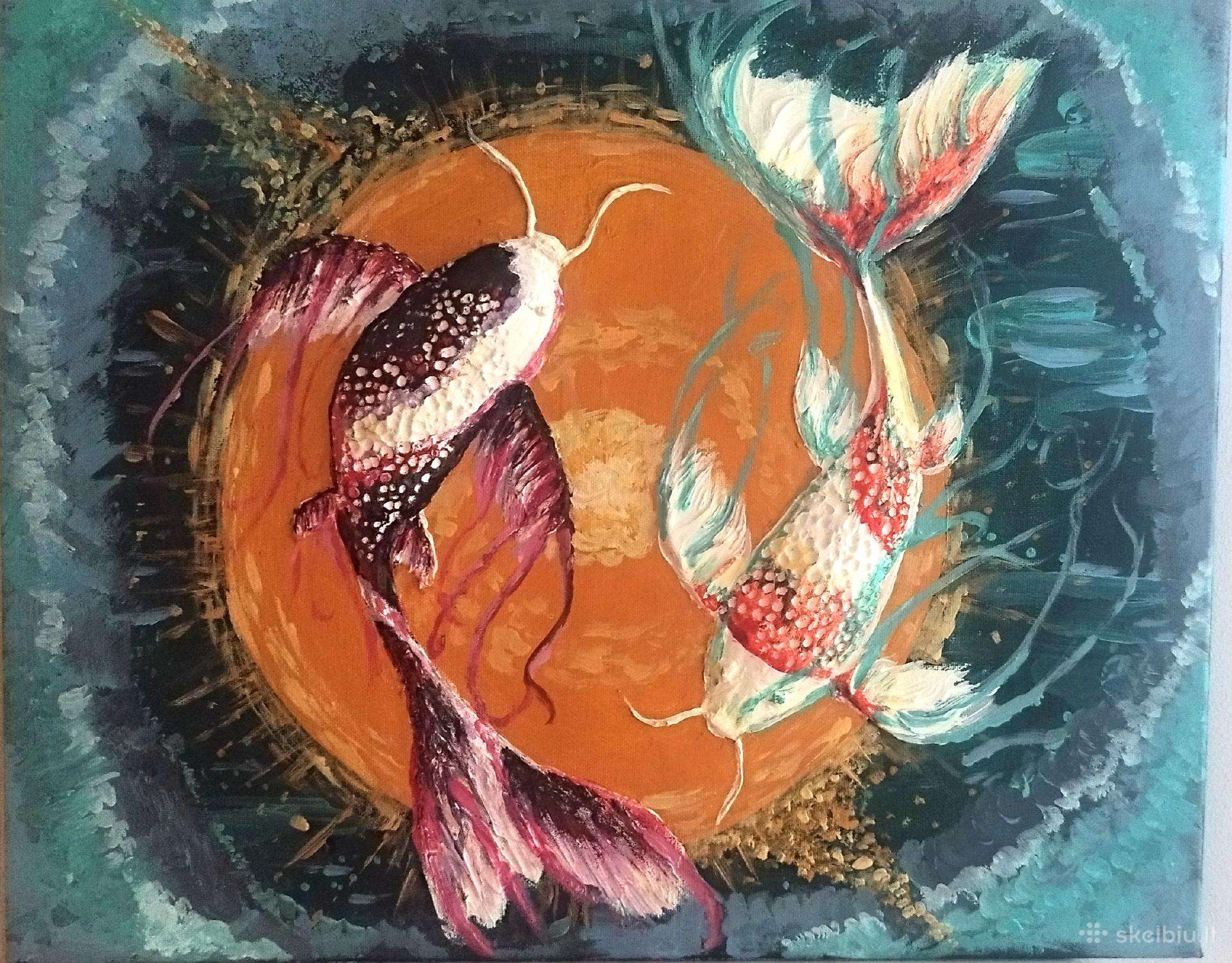 Paveikslas.drobė, akrilas. 49x40nesiunčiu