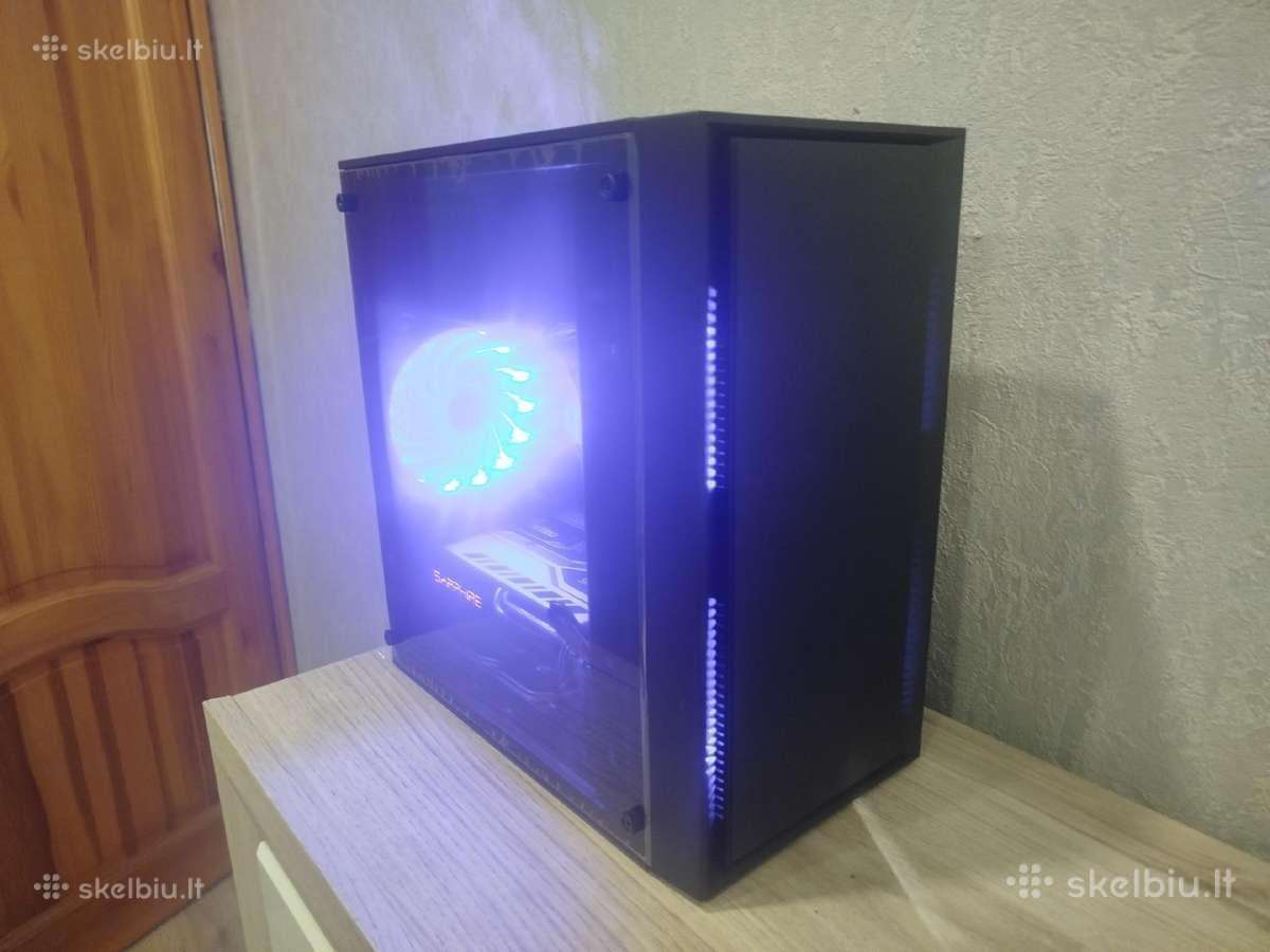 Žaidimų kompiuteris i5-4670k, Rx 570 4gb
