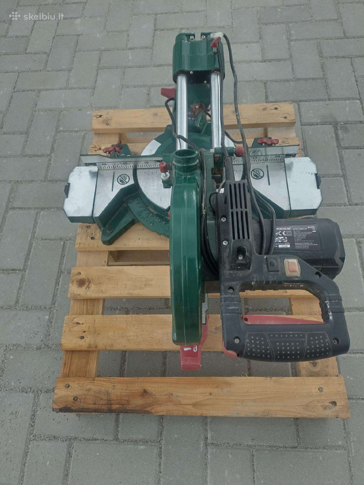 Parkside Mpkz 2000 A1 stumdomos pjovimo staklės