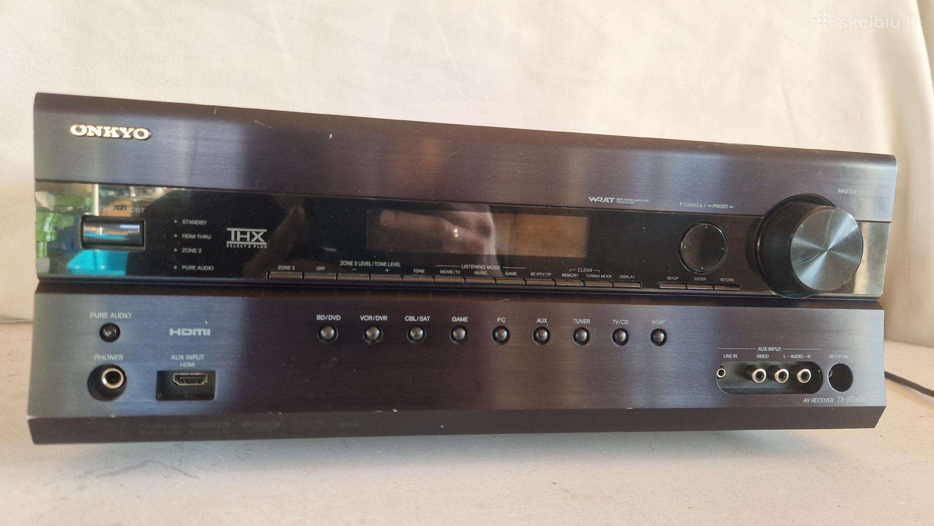 Onkyo Tx-sr608 Stiprintuvas receiveris Hdmi-cec