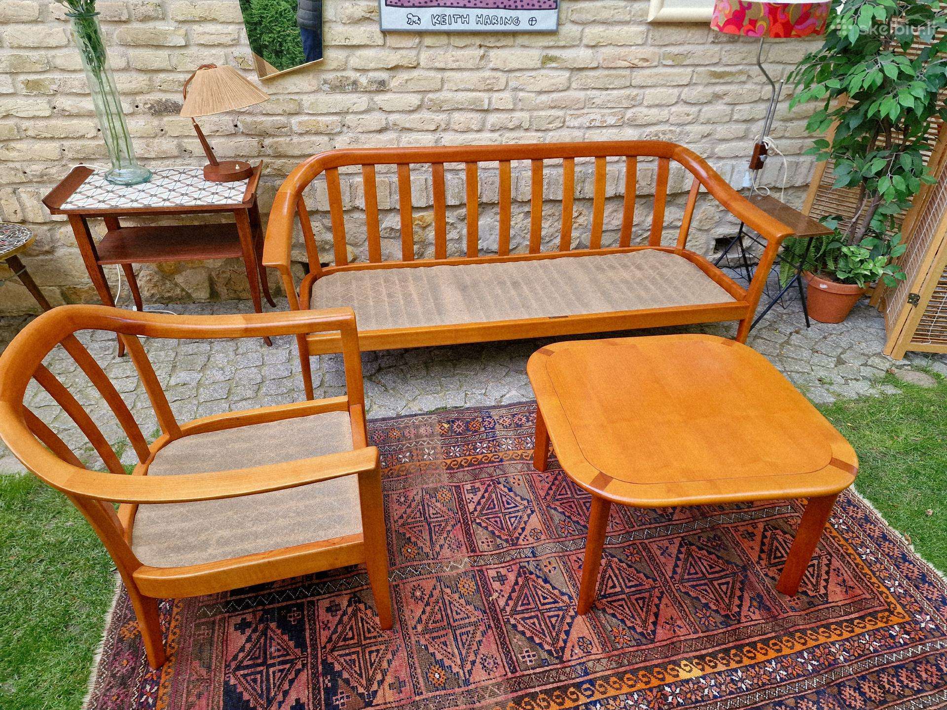 Vintažinis mid century svetainės komplektas