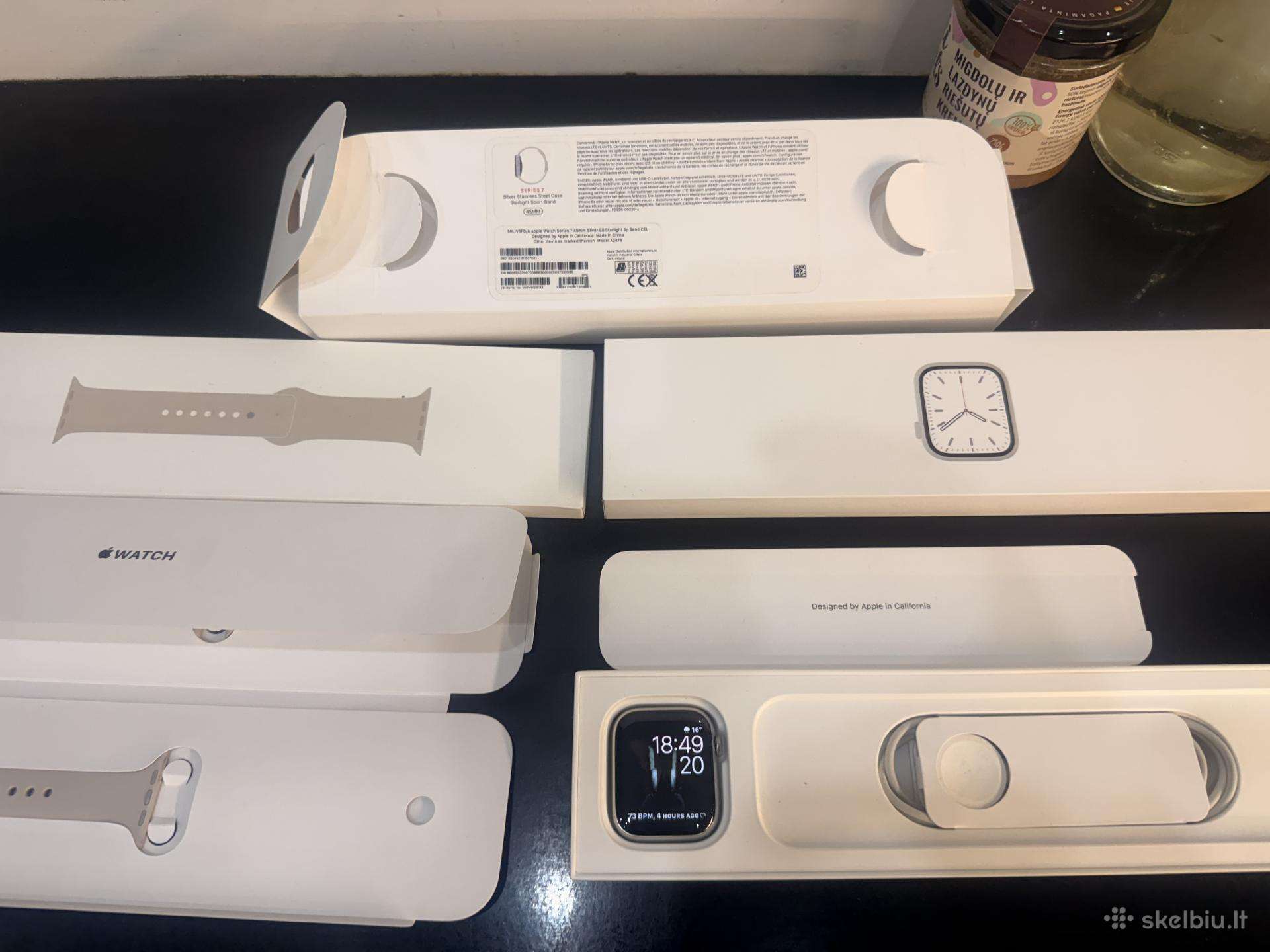 Apple Watch 7 45mm stainless steel silver
