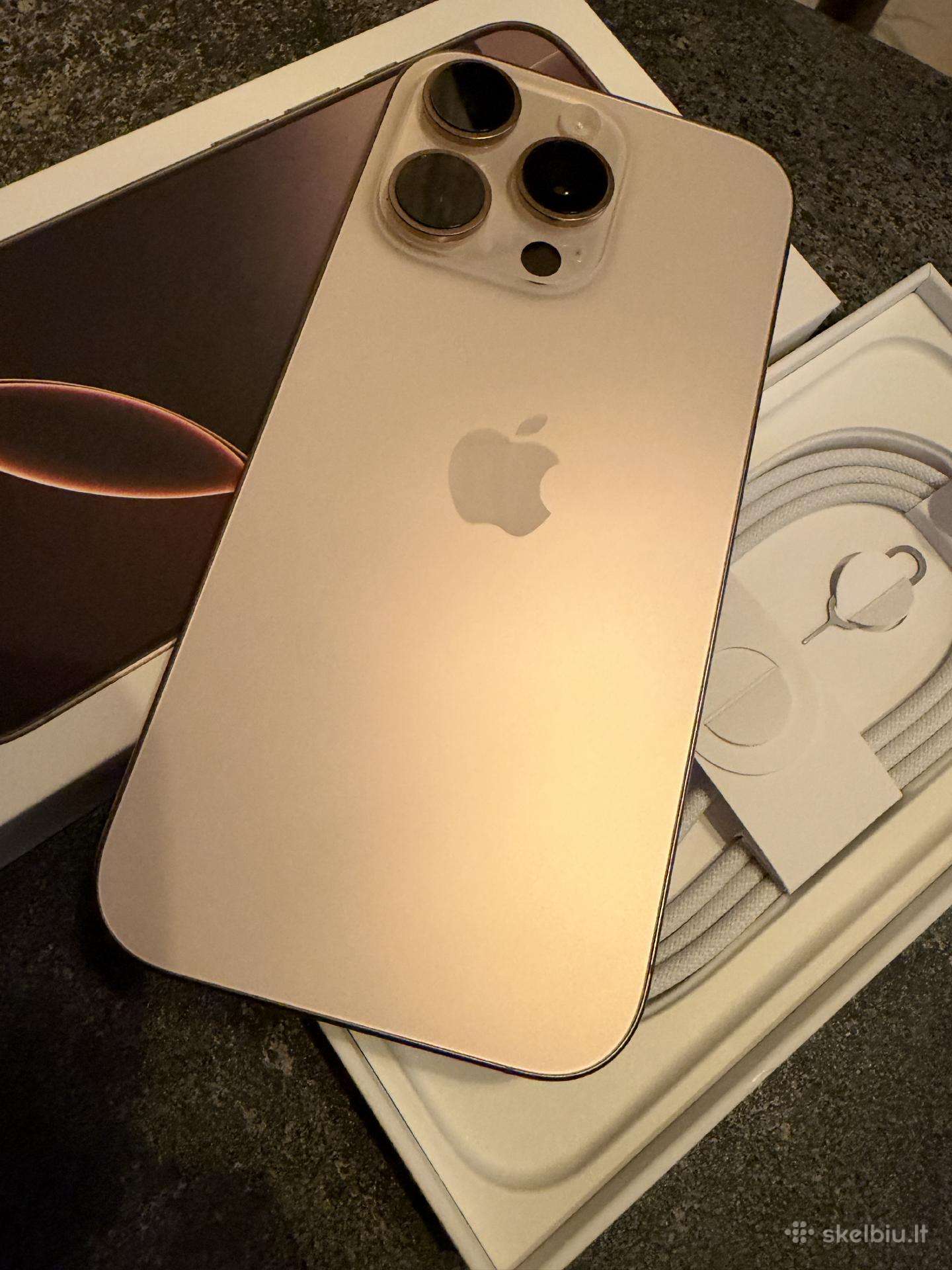 iPhone 16 pro gold titanium 256gb 86%