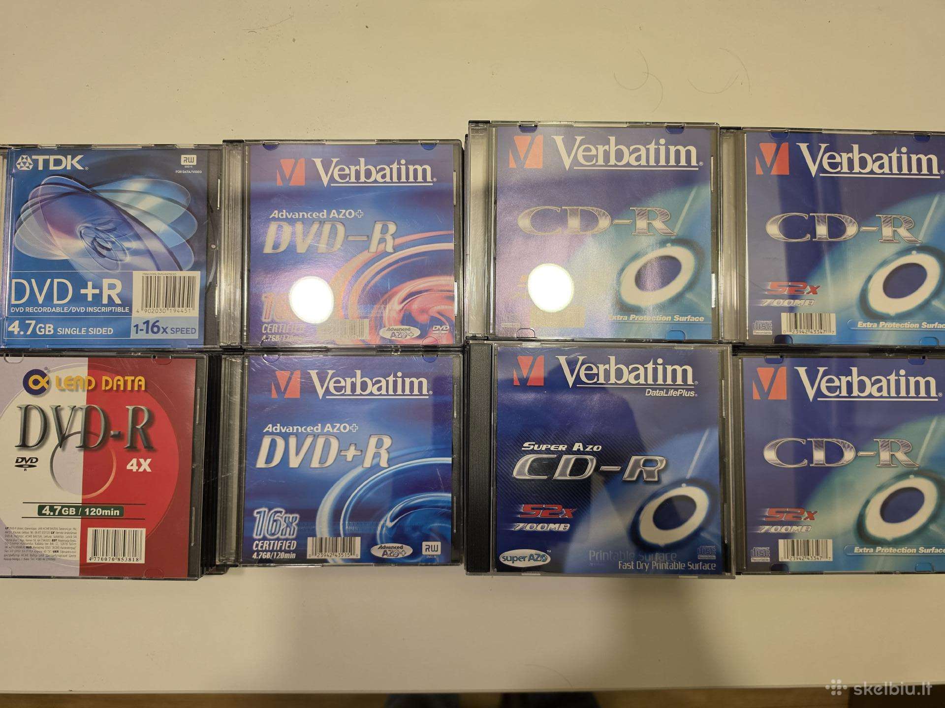 Tuščios CD / Dvd dėžutės