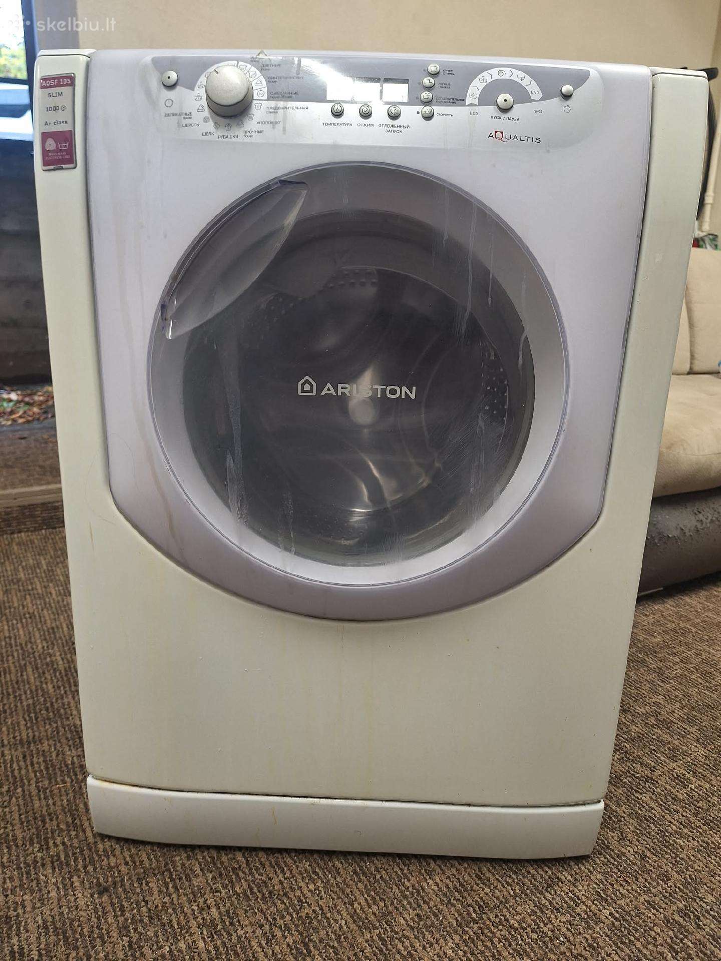 Ariston Aqualtis Aqsf 105 skalbimo mašina