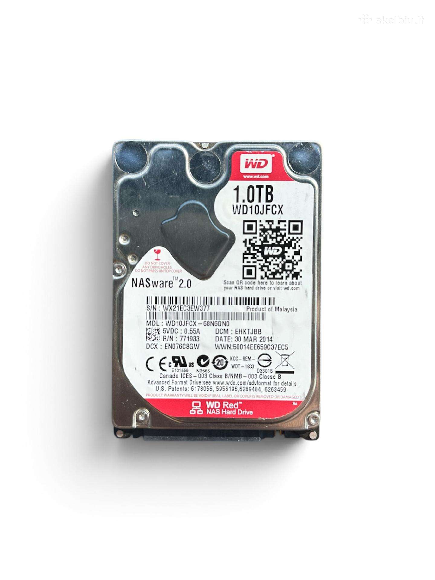 Wd Red 1tb Nas HDD – 16 vnt.