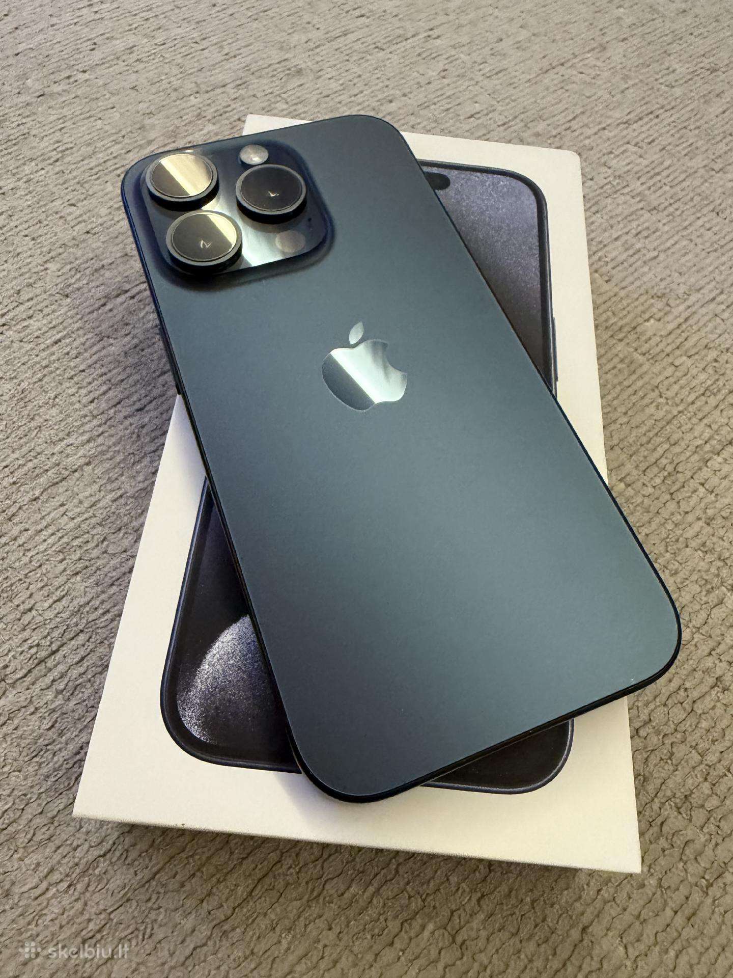 iPhone 15pro 256gb Blue Titanium