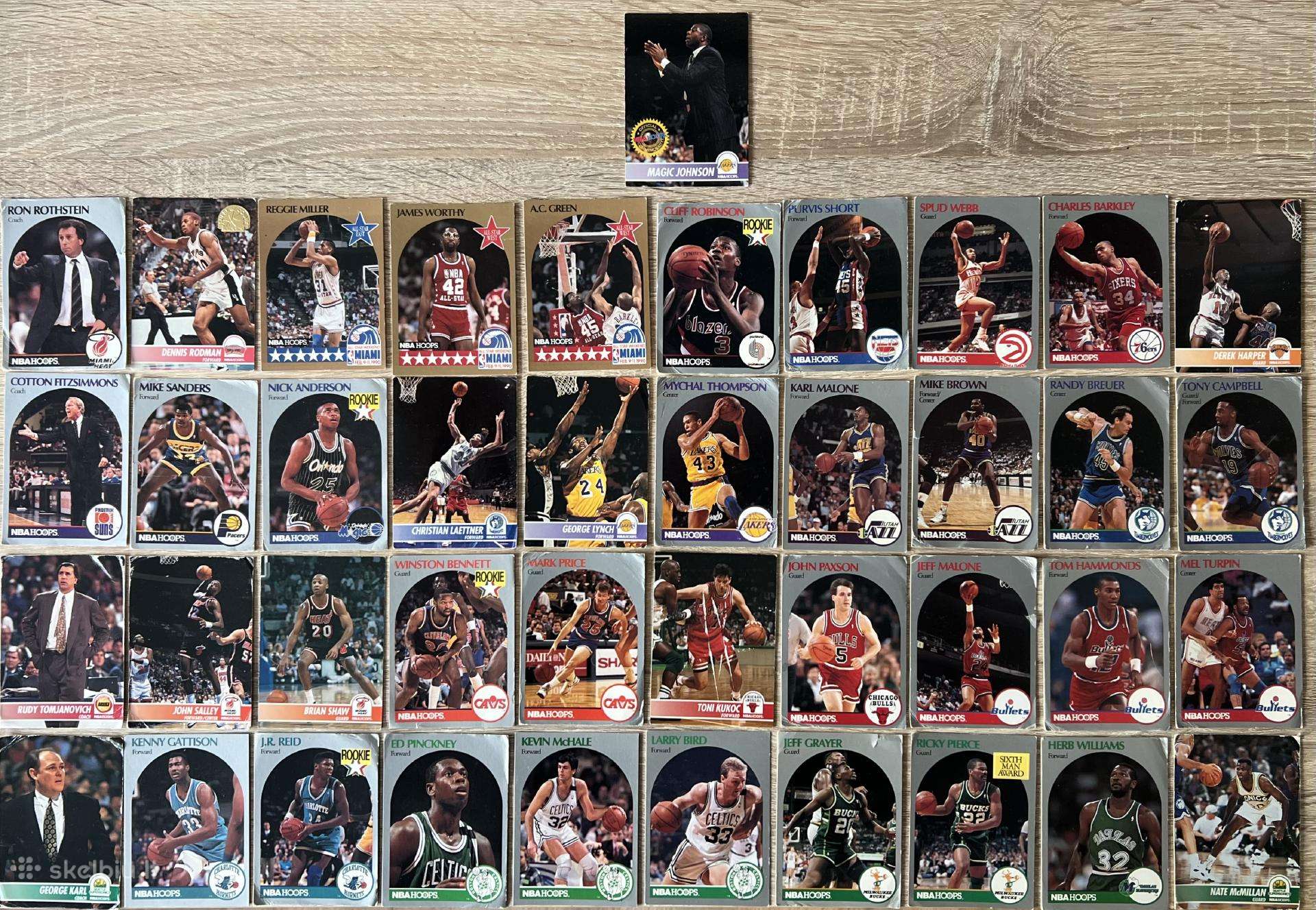 Nba vintažines korteles