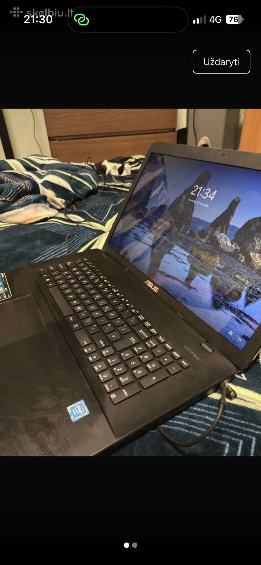 Nešiojamas kompiuteris Asus X751s (8gb RAM / 1tb