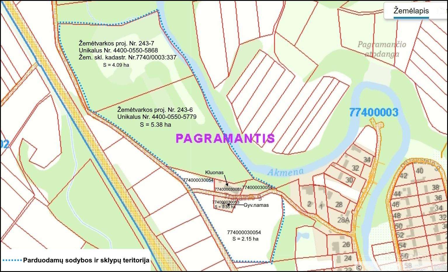 Sodyba Pagramančio mstl., Tauragės r.