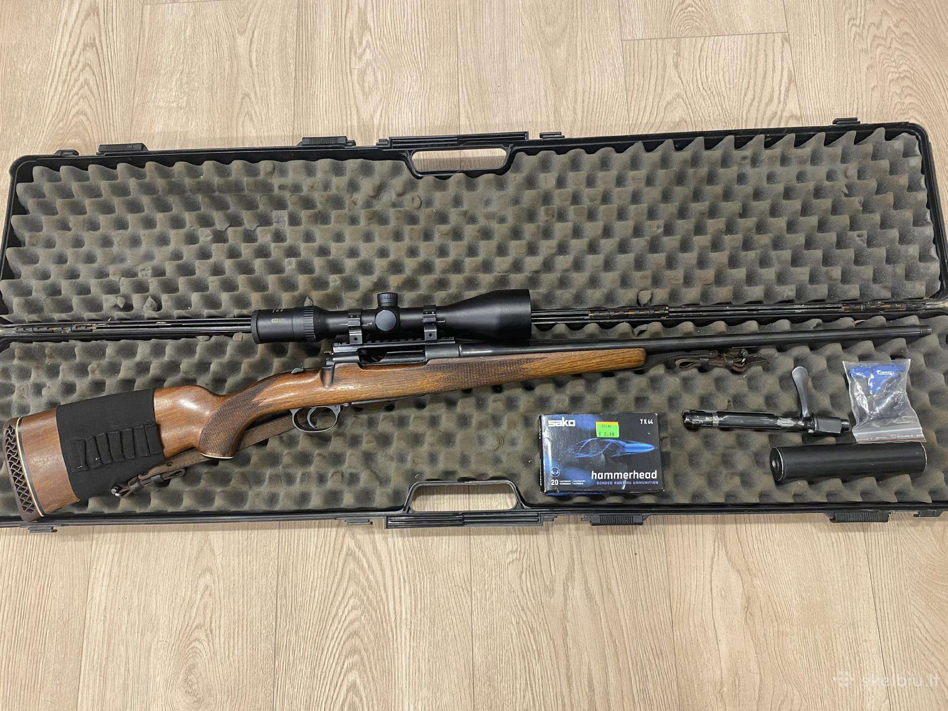 Parduodami Mauser 98 7x64 ir Cz zkk 601 308win.