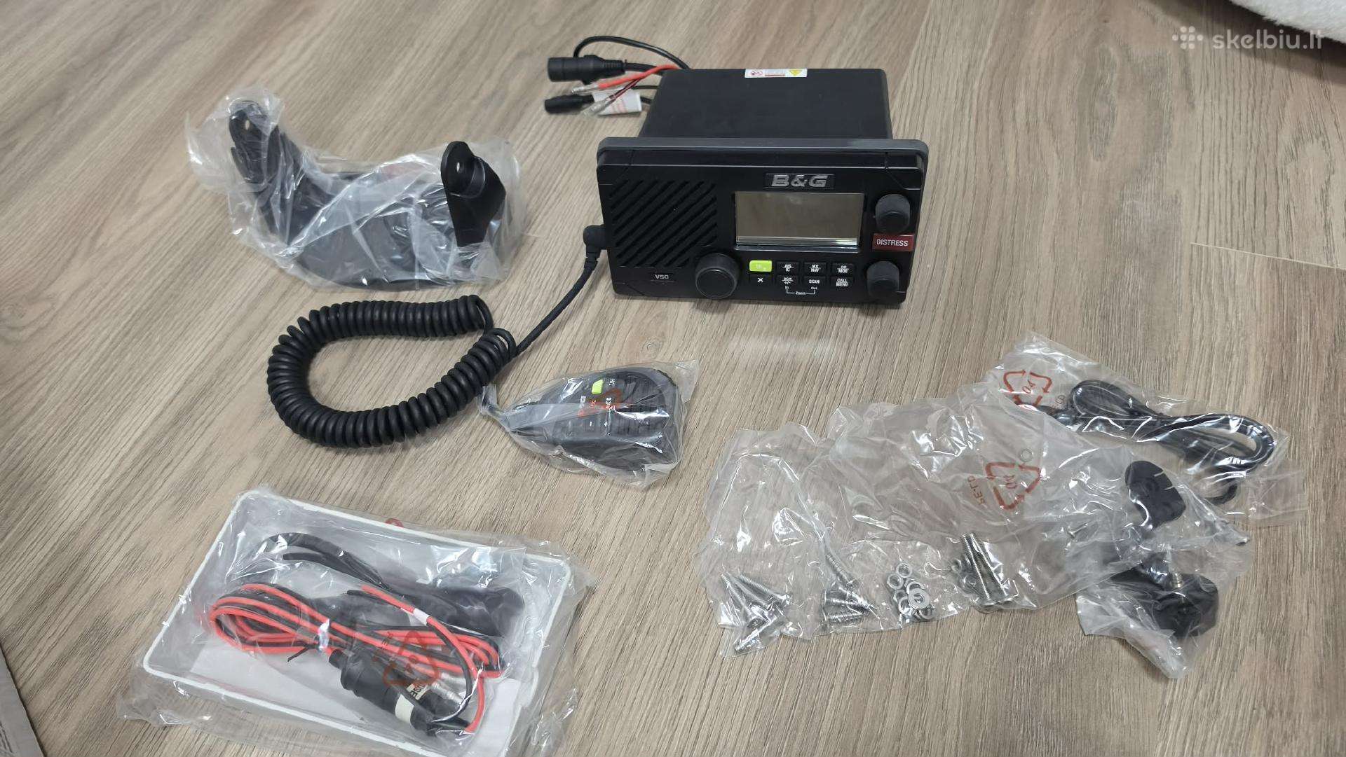 Jūrinė Vhf radijo stotis B&g V50(su Ais)+ belaide