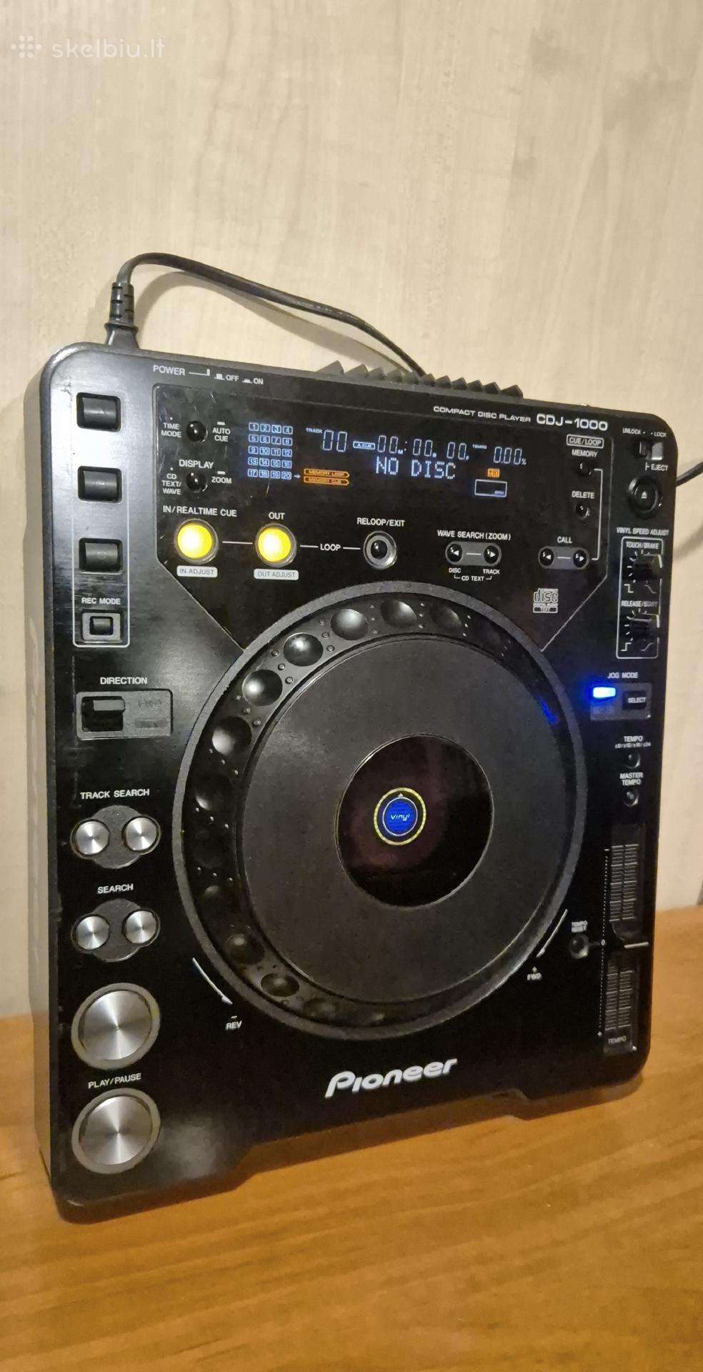 Pioneer Cdj 1000 dj grotuvas